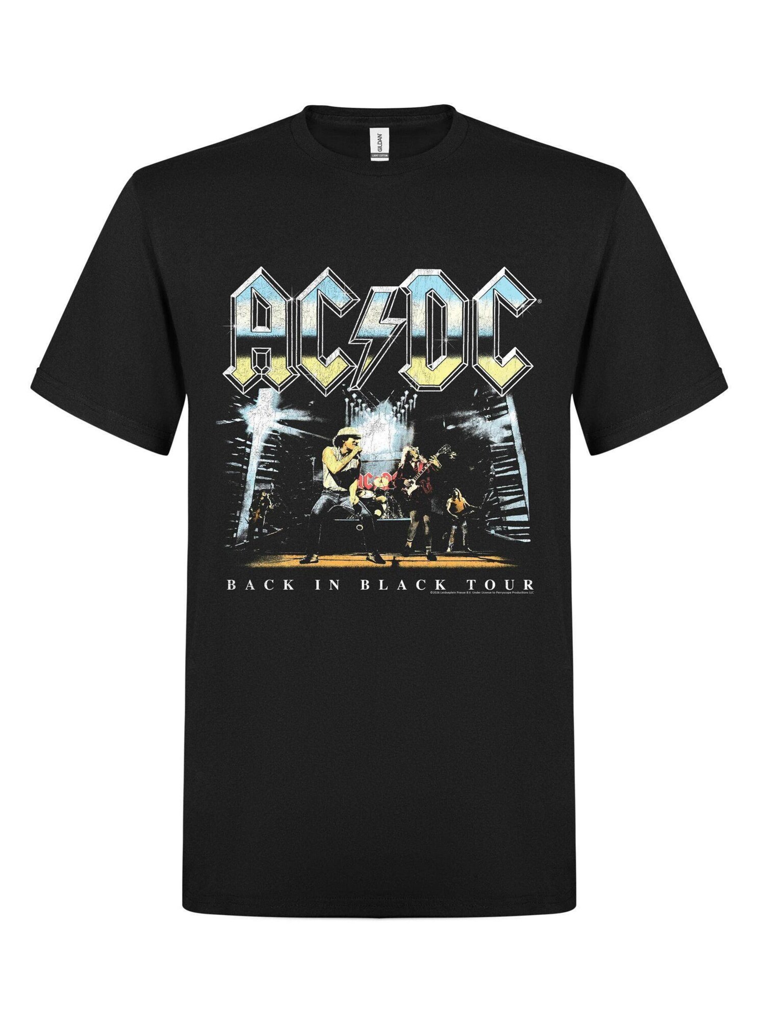 AC/DC Camiseta 'Back In Black Tour' negro – imagen 1