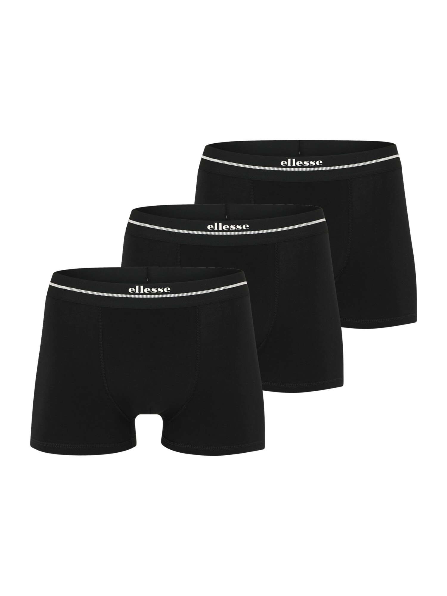 ELLESSE Calzoncillo boxer 'Ambria'  negro / blanco