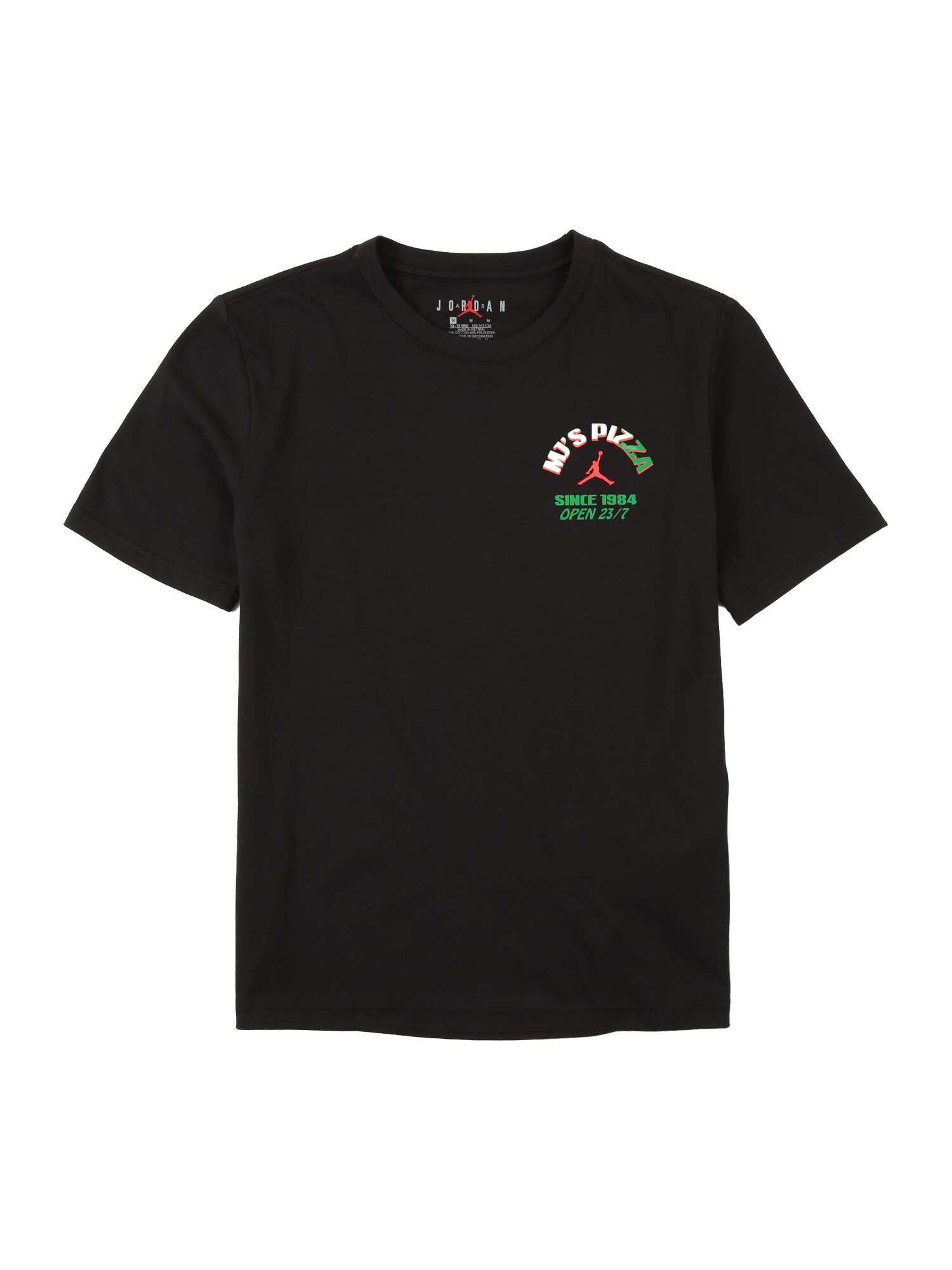 Jordan Tricou 'BRAND PIZZA'  verde / roșu / negru