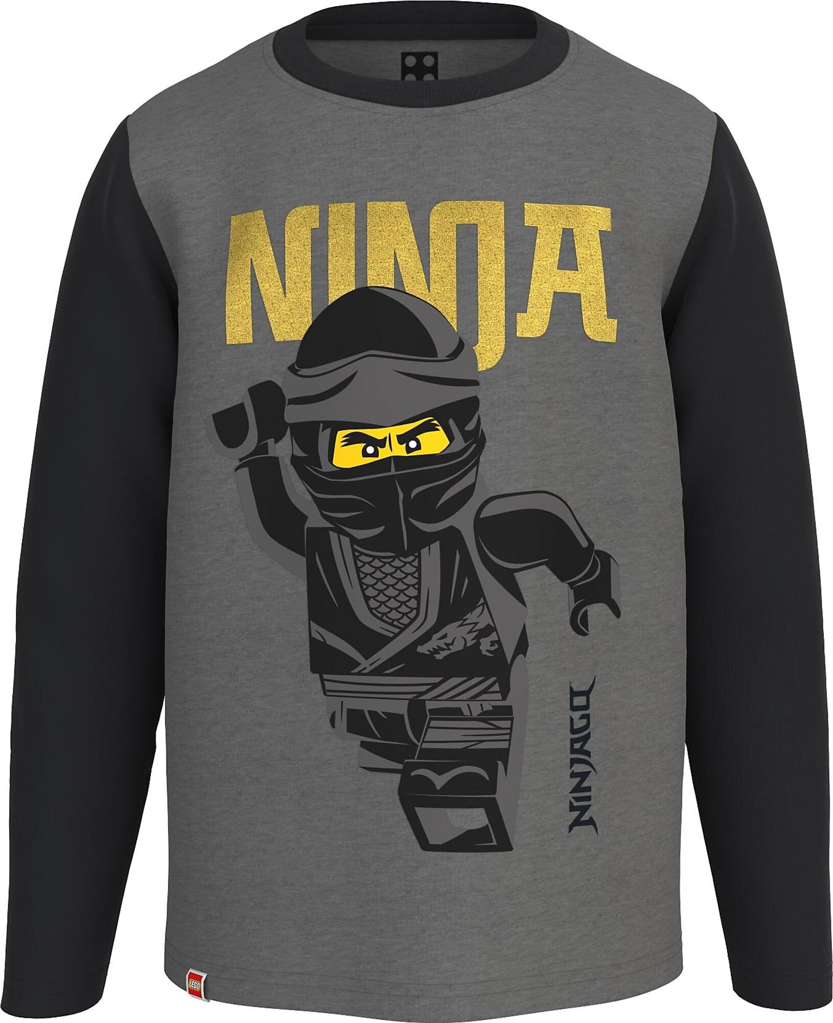 LEGO Tričko 'Ninjago'  žltá / zlatá / sivá / čierna