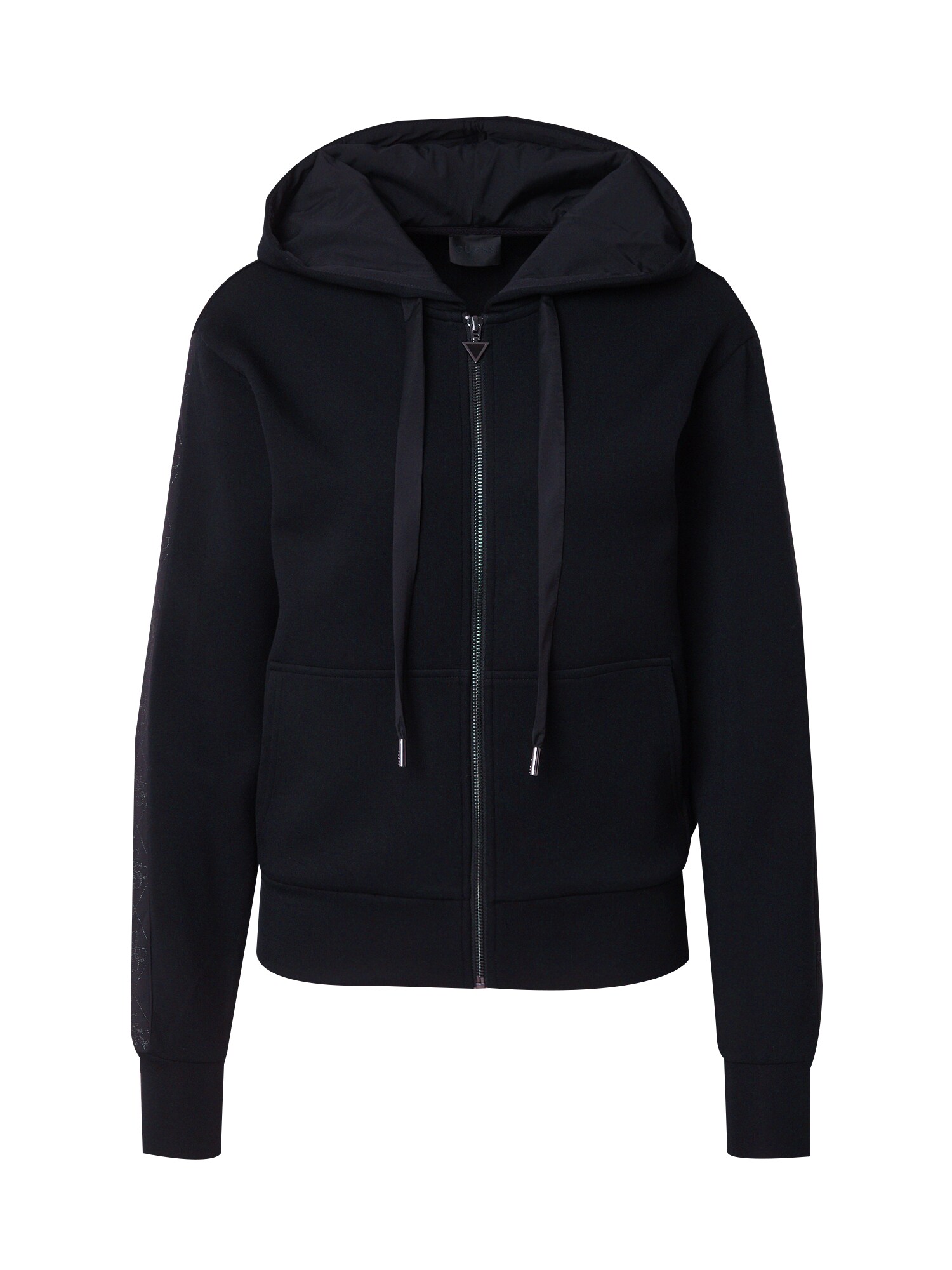 GUESS Bluză de molton  negru