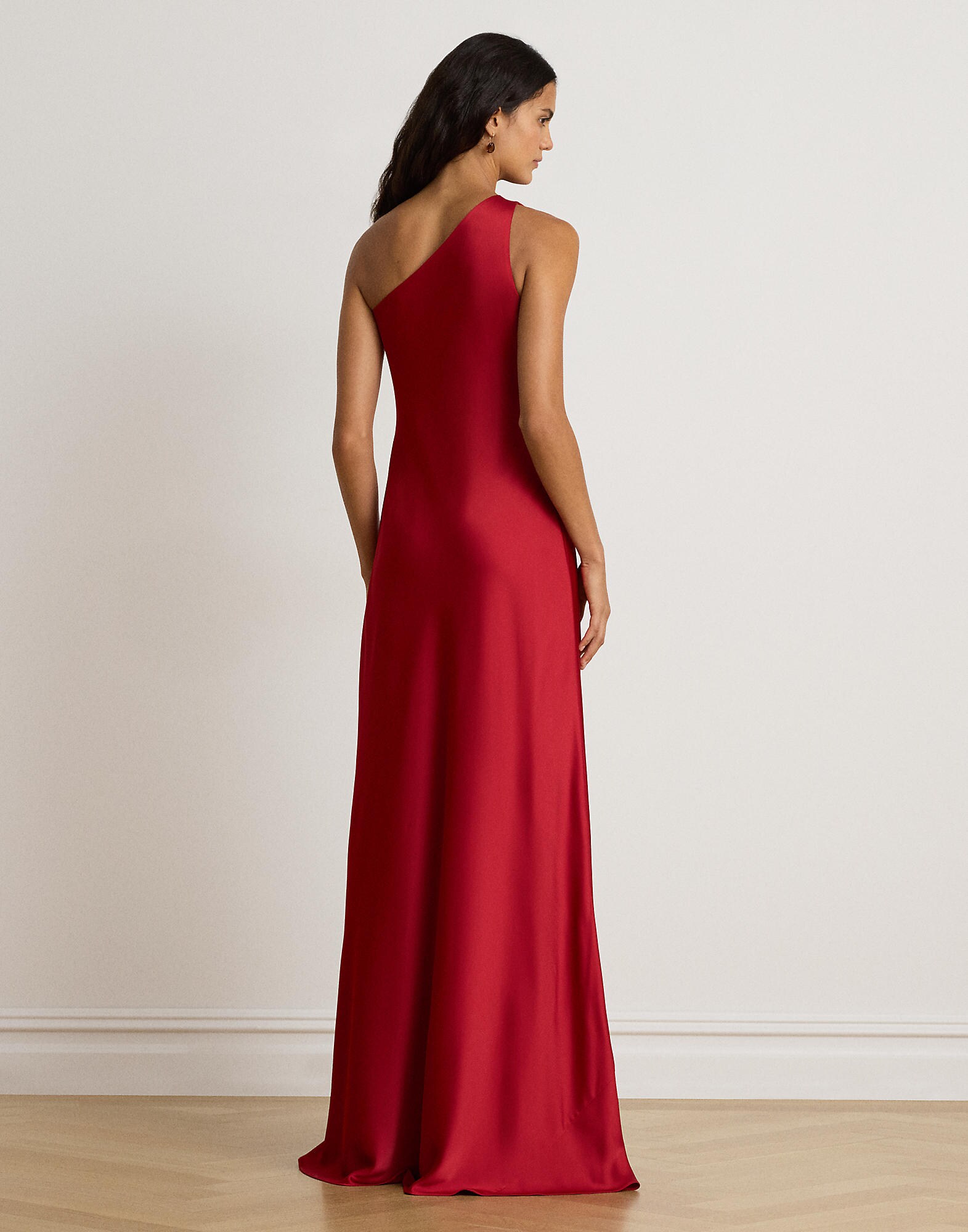 Lauren Ralph Lauren Vestido de noche rojo rubí – imagen 3