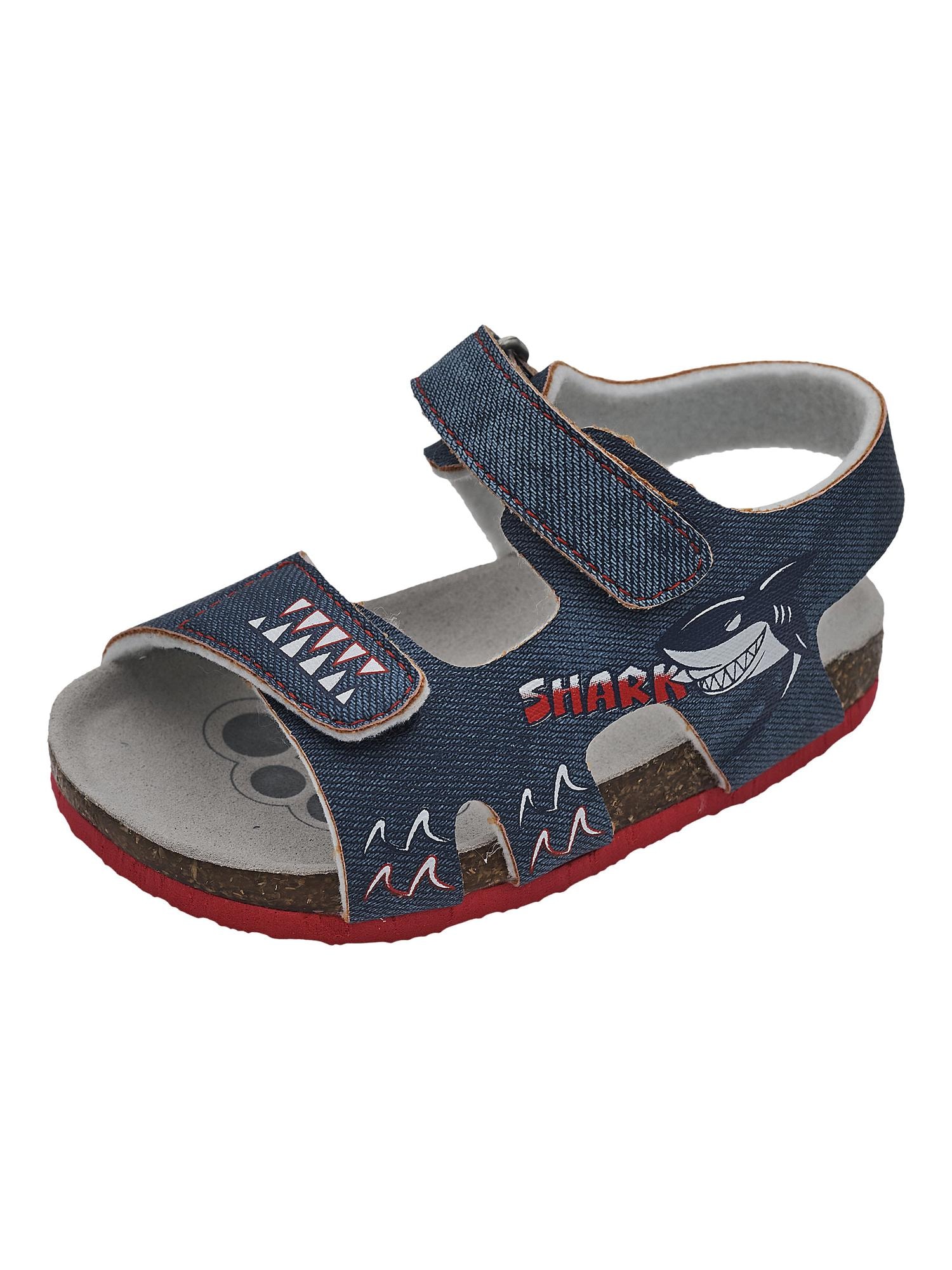 Chicco Pantofi deschiși Fabio  albastru marin / albastru denim / gri deschis / roșu