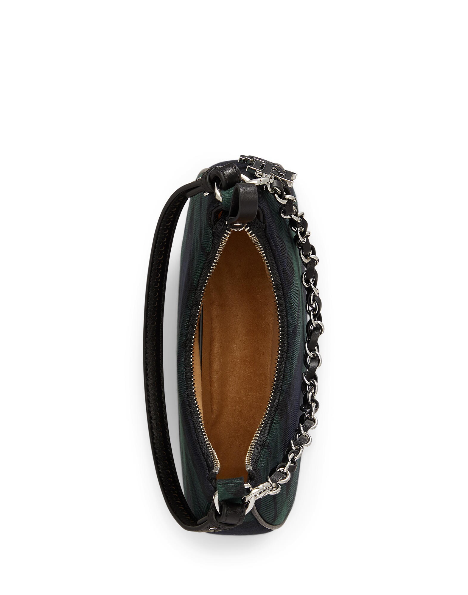 Lauren Ralph Lauren Bolso de hombro marino / verde oscuro / negro – imagen 3