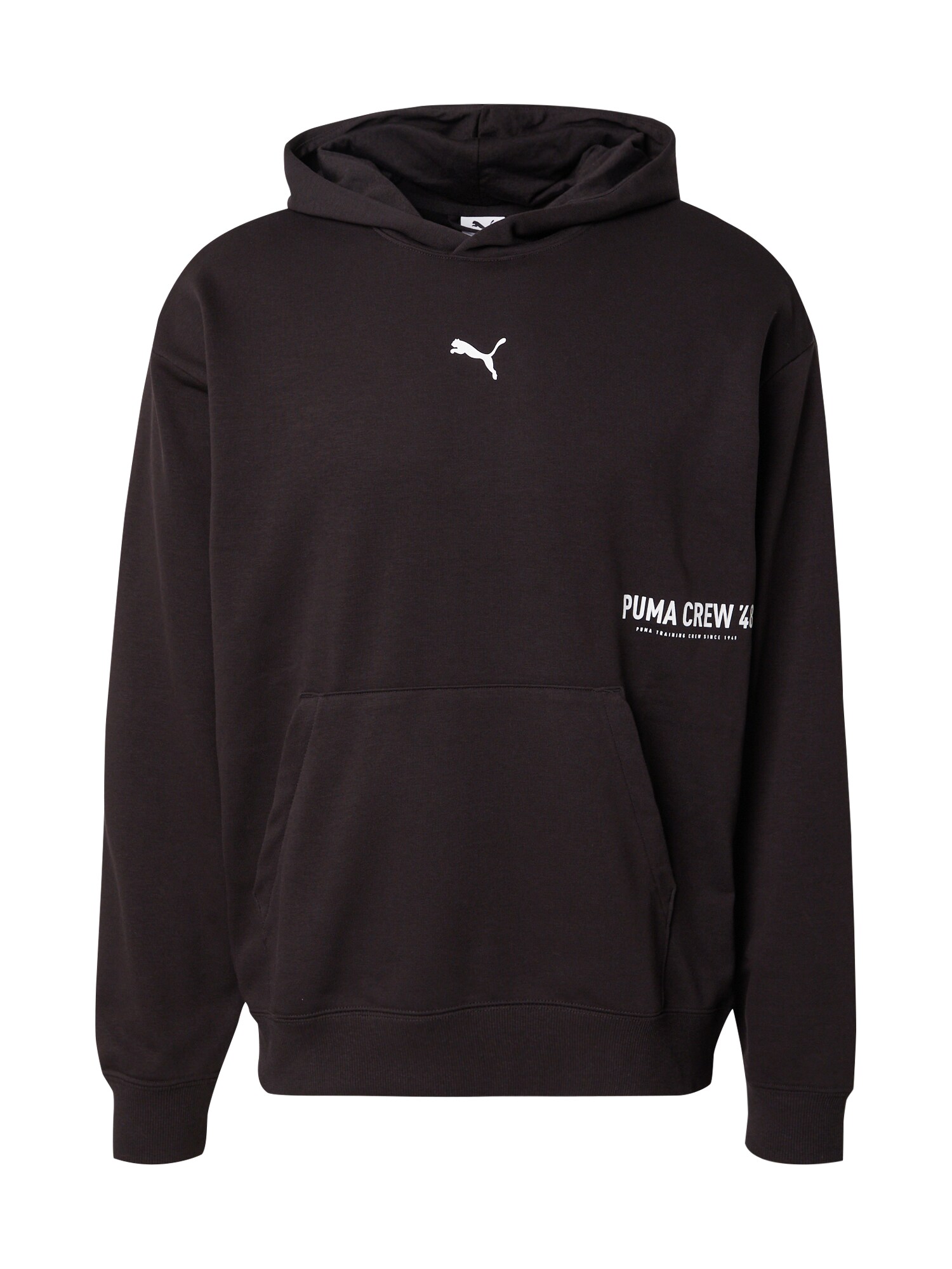 PUMA Športová mikina  čierna / biela