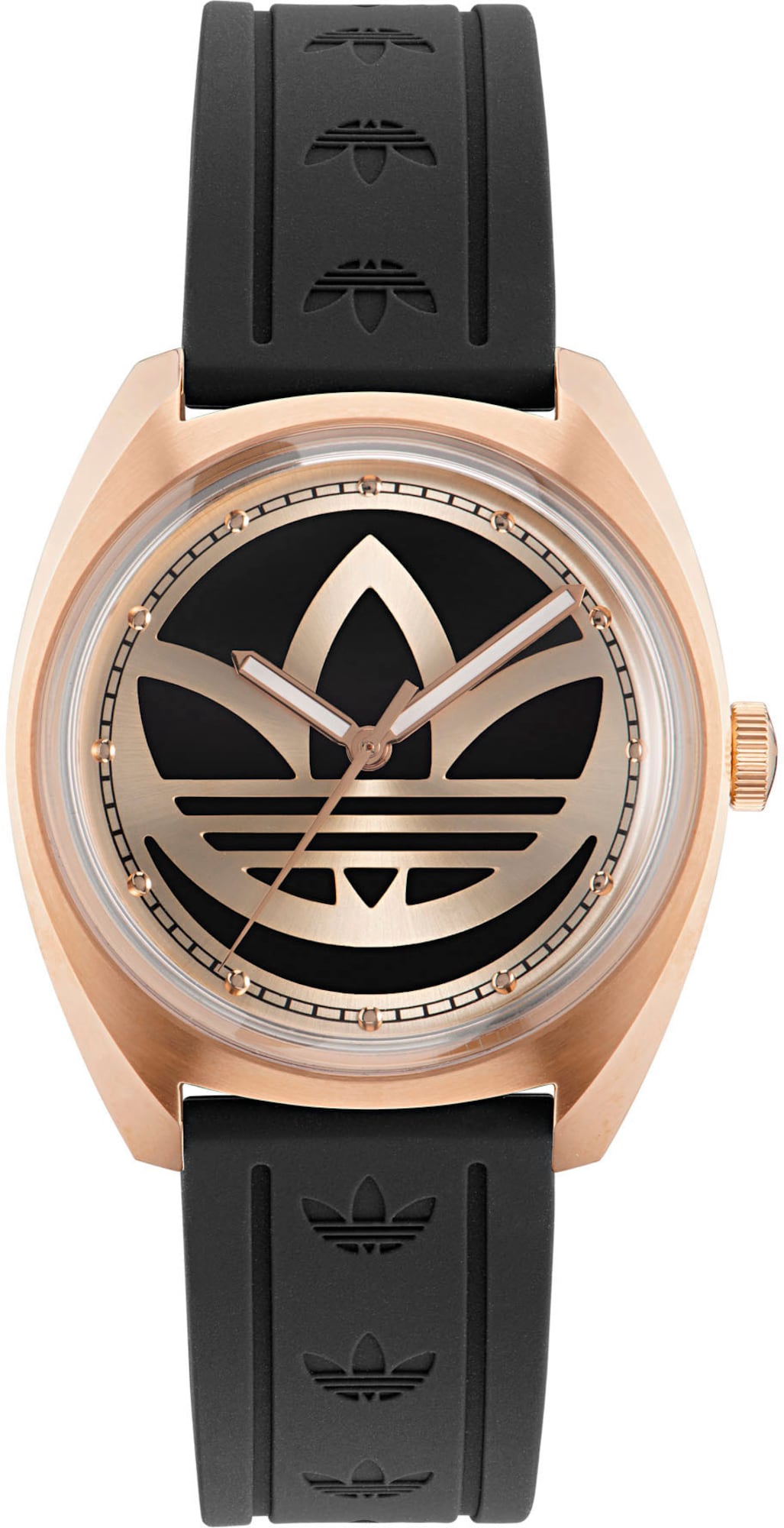 ADIDAS ORIGINALS Analógové hodinky  ružové zlato / čierna