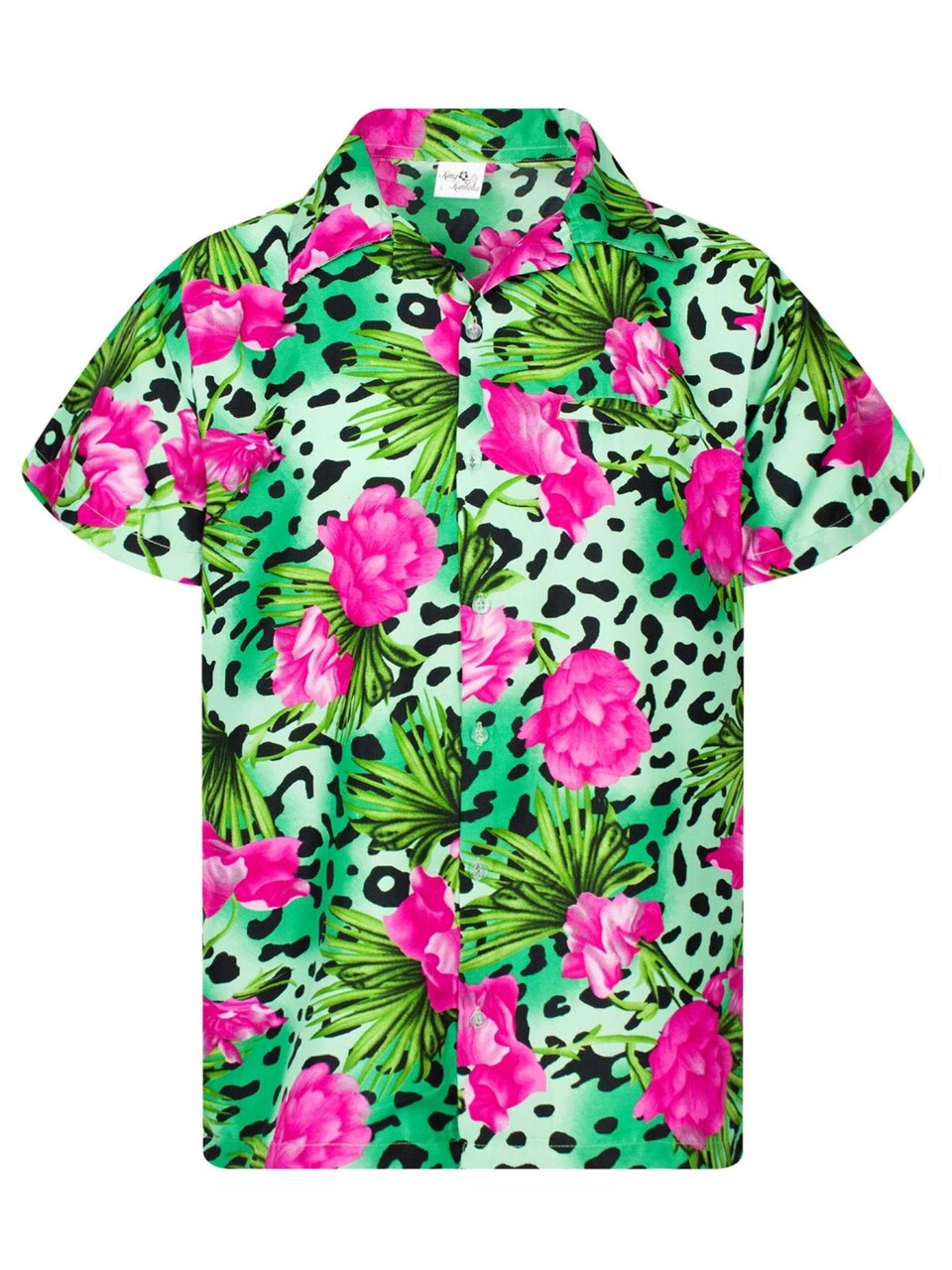 T-shirt 'Leopard Flowers'