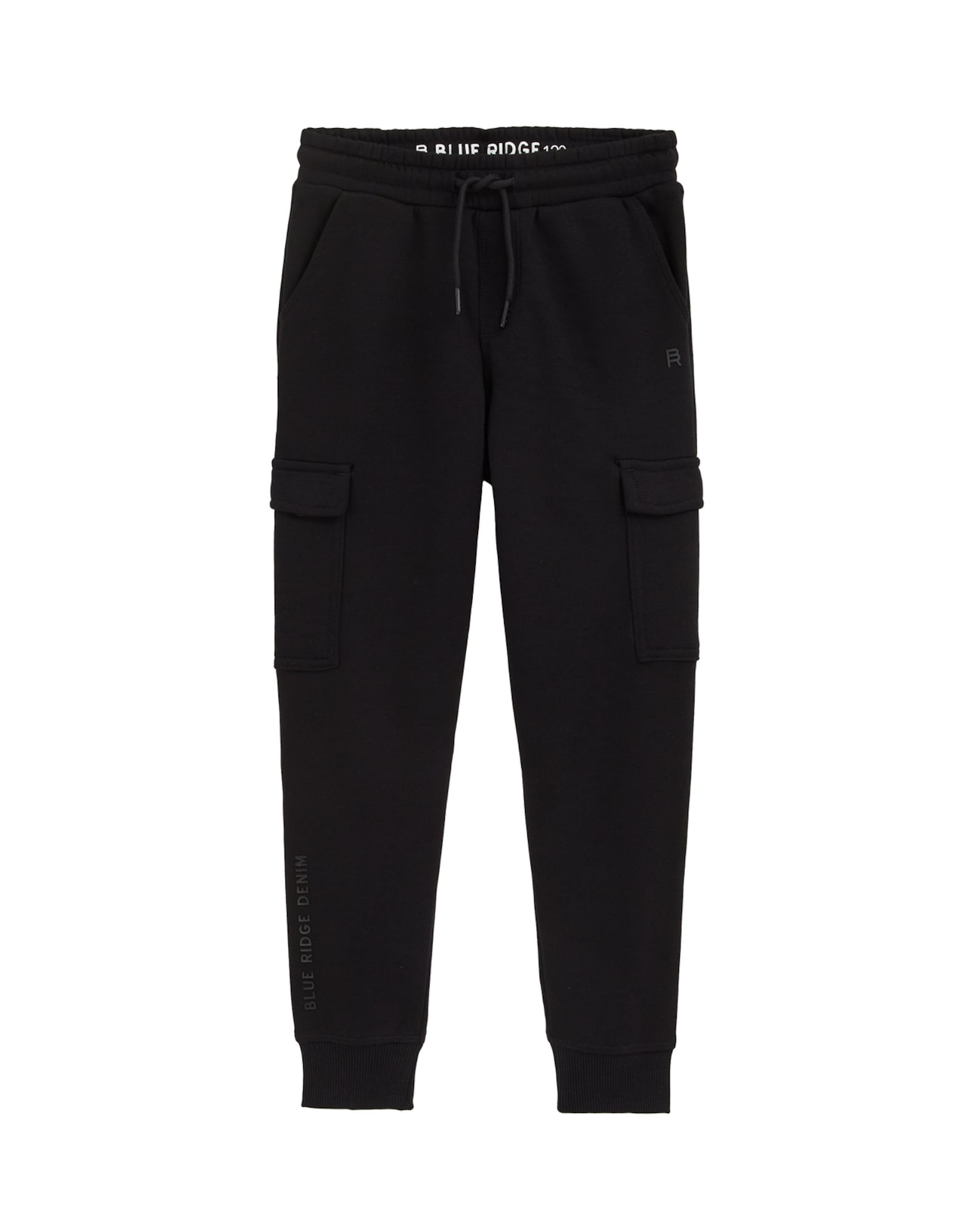 WE Fashion Pantaloni  gri închis / negru