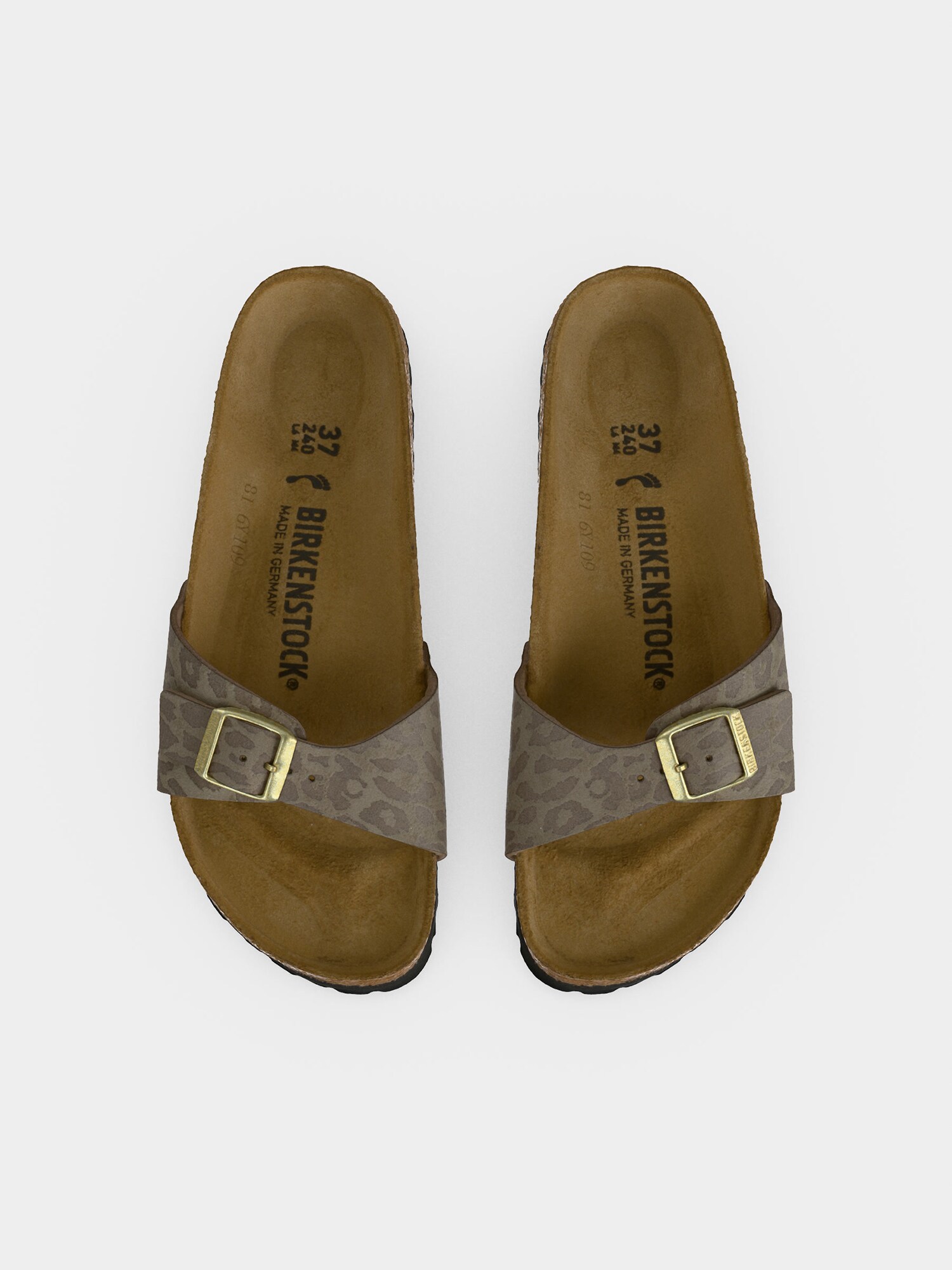 BIRKENSTOCK Zapatos abiertos 'Madrid' taupe / gris oscuro – imagen 3