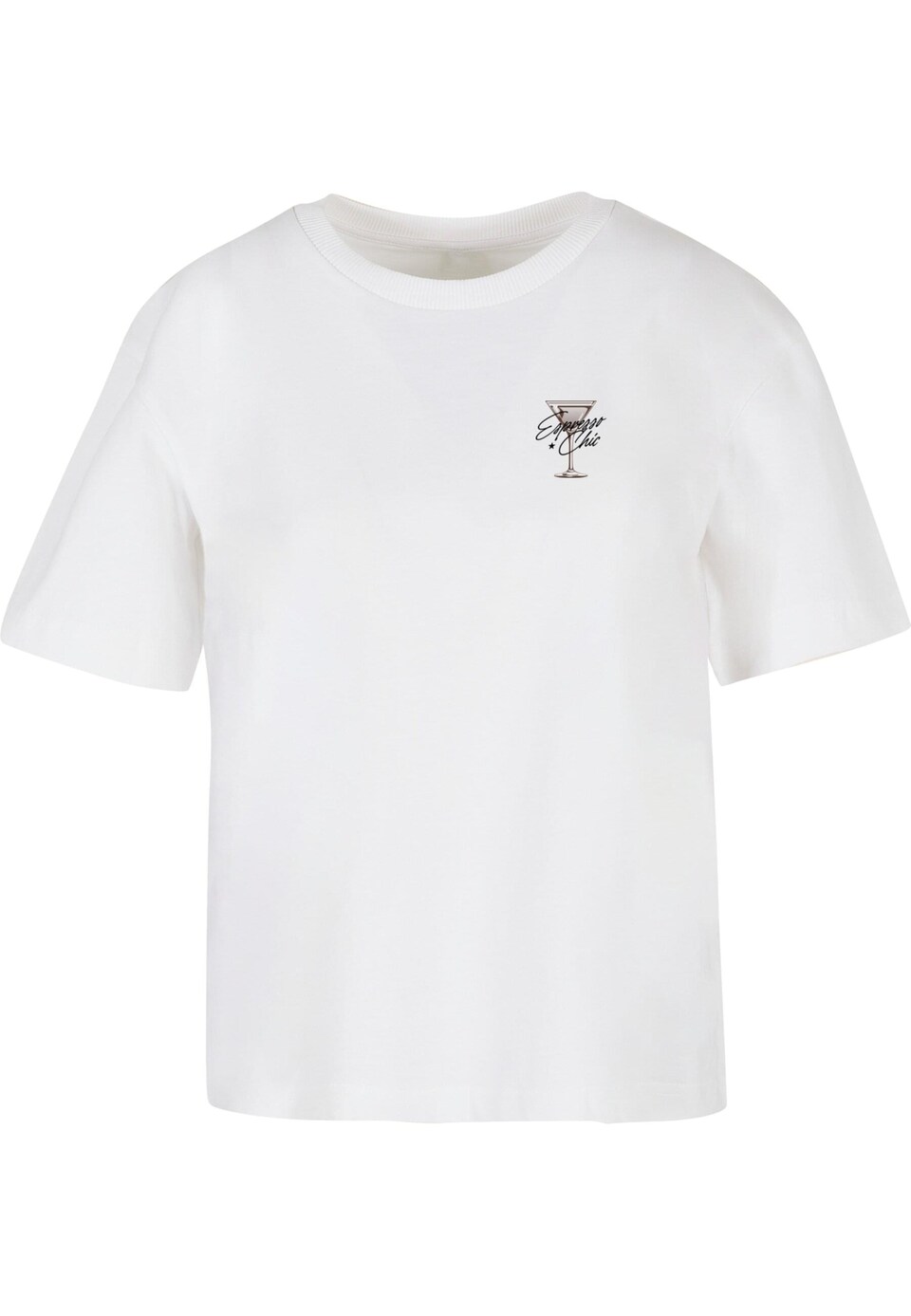 T-shirt 'Espresso Chic' taupe / svart