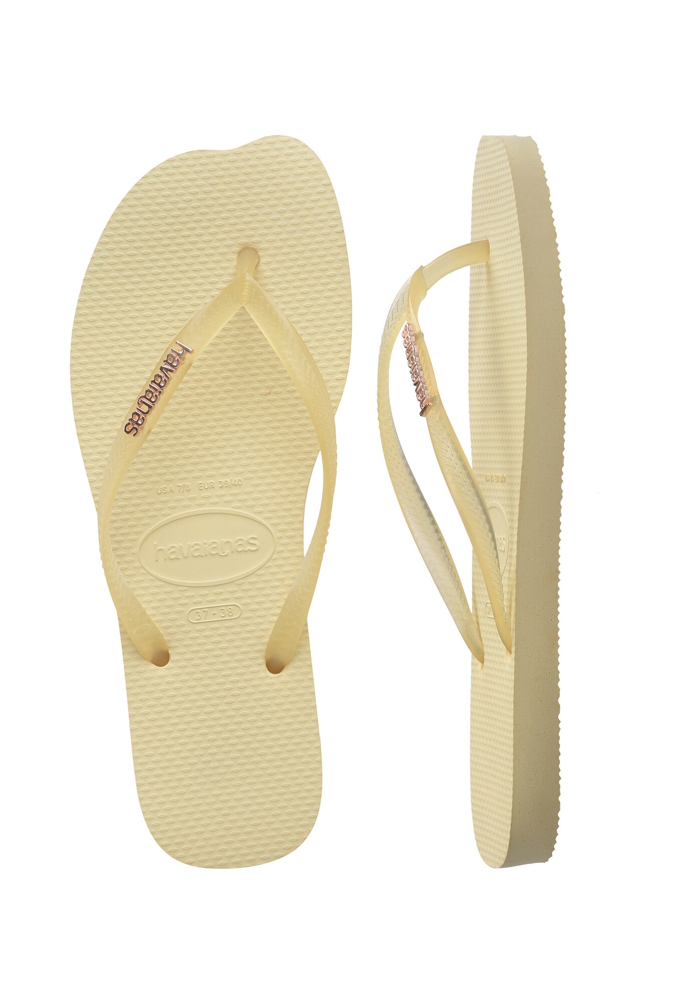 HAVAIANAS Sandalias de dedo  crema – imagen 3