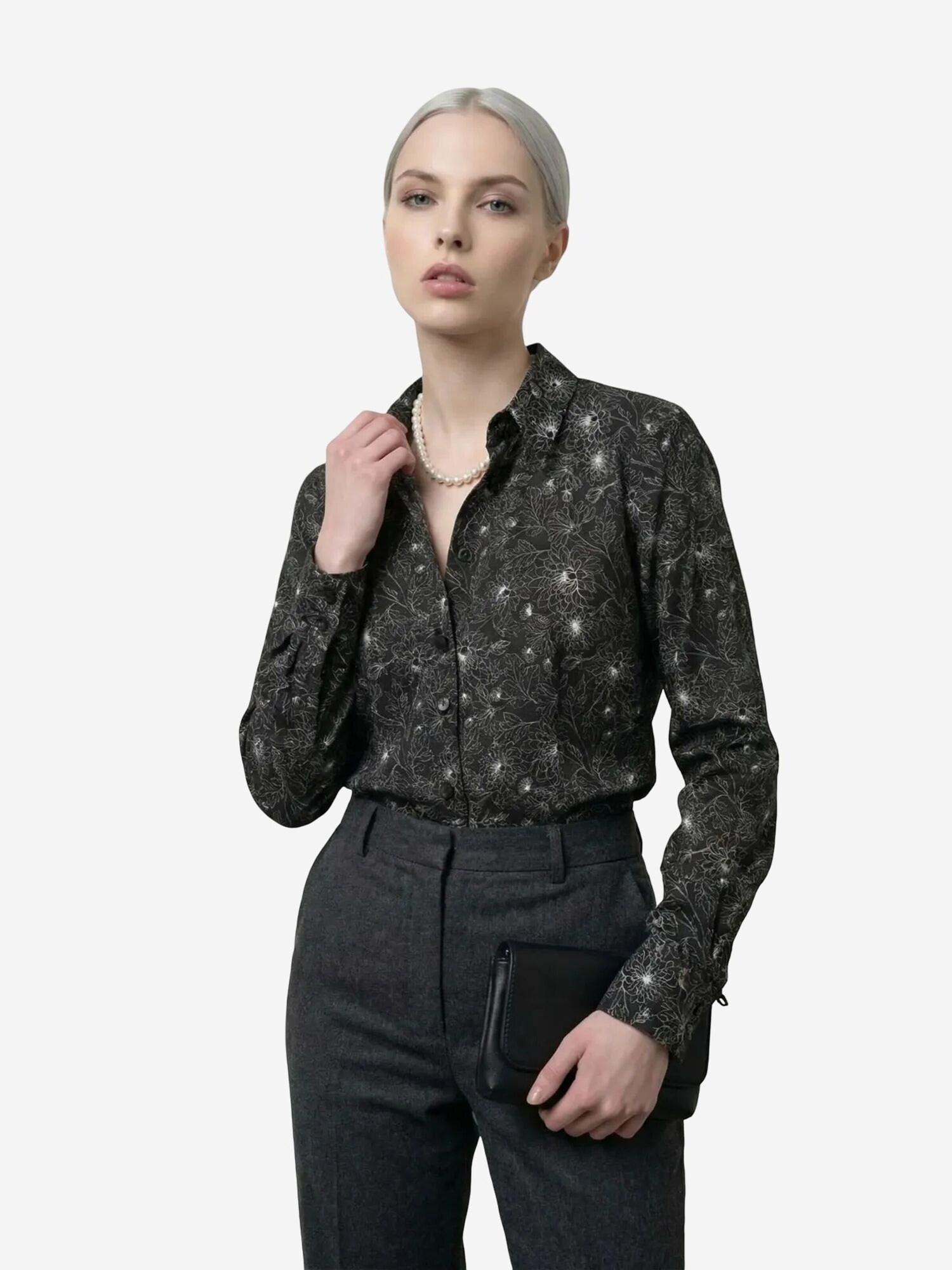 My fashion Majica crna / bijela