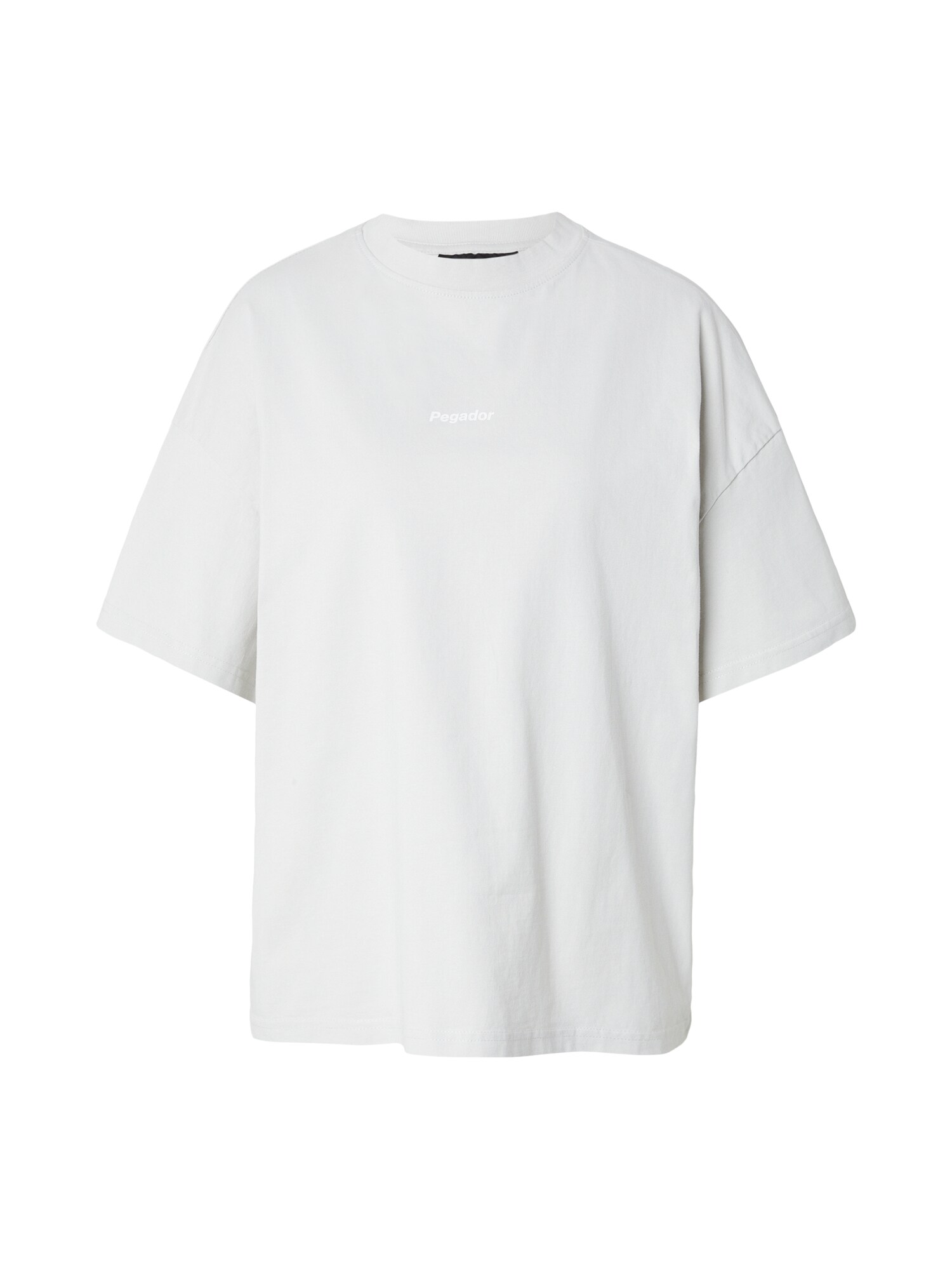 Pegador Camiseta gris claro / blanco