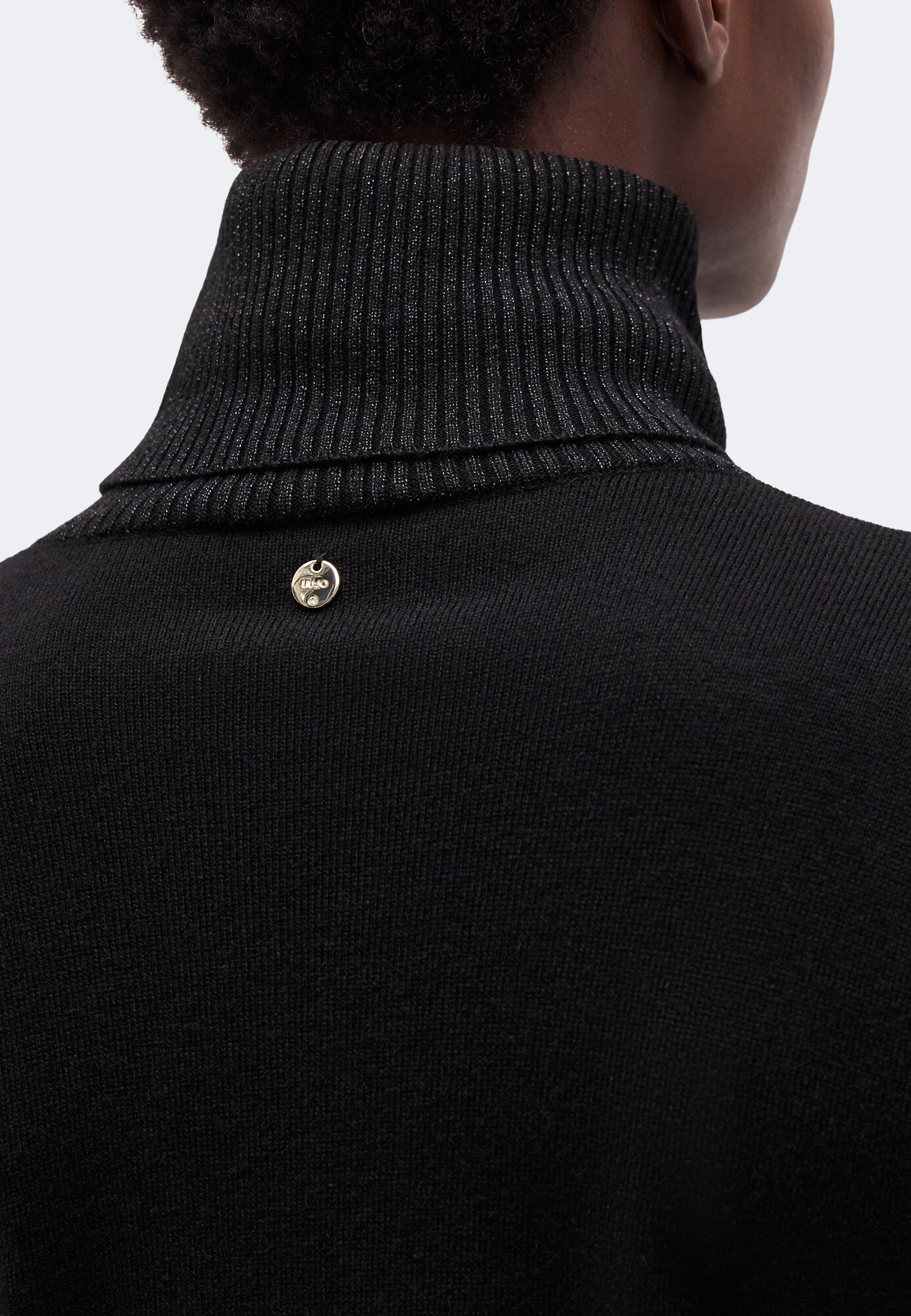 Liu Jo Vestido de punto  negro – imagen 16