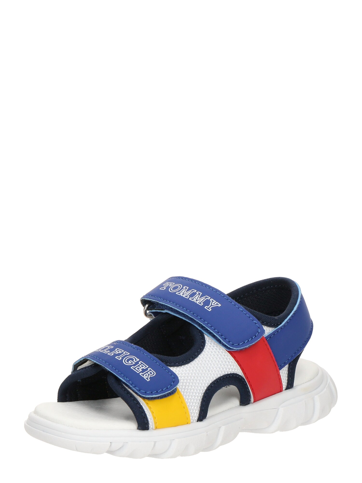 TOMMY HILFIGER Nyitott cipők  encián / sárga / vérvörös / fehér akciós termékkép 1