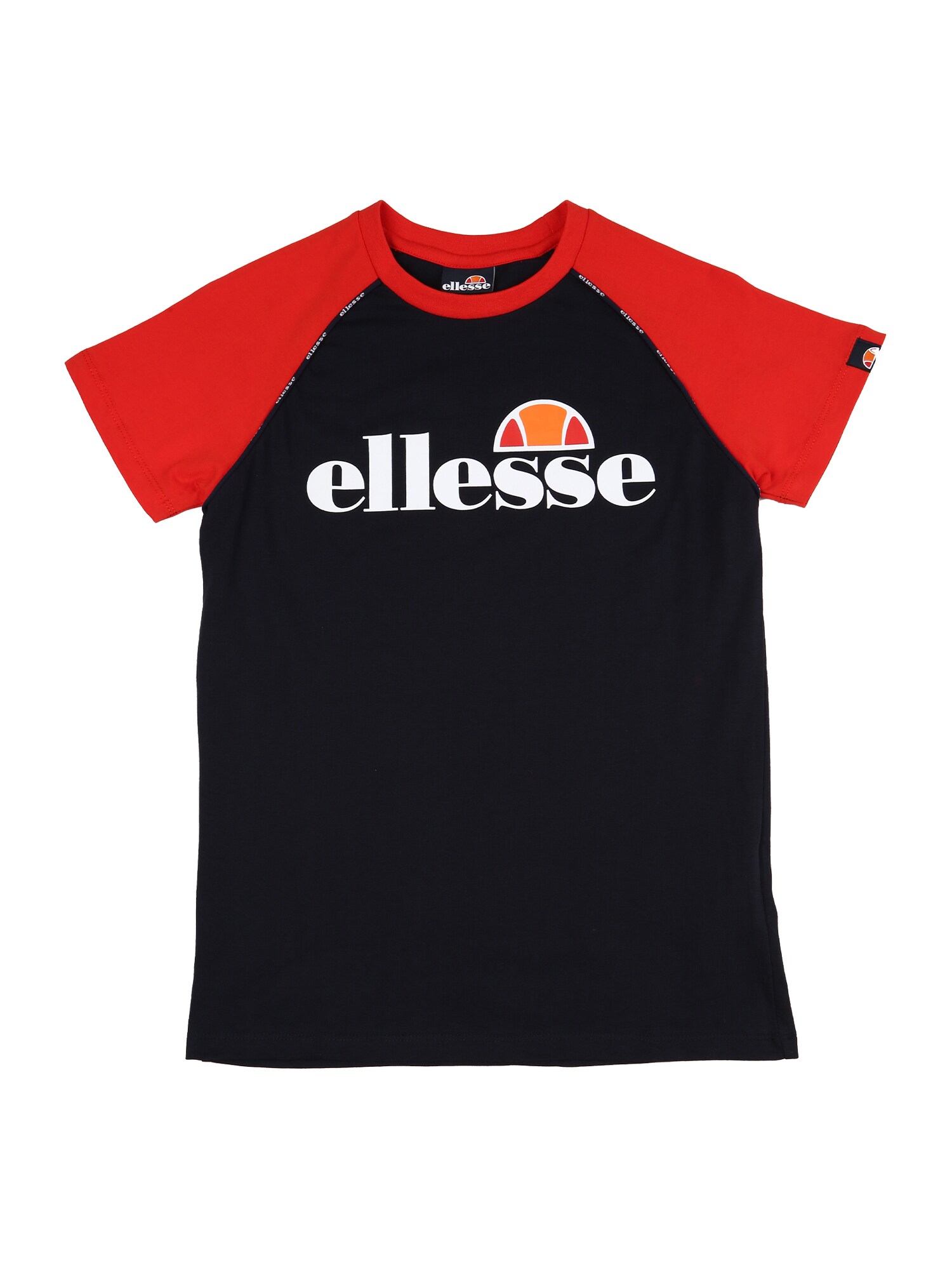 ELLESSE Marškinėliai 'Rivalo '  tamsiai mėlyna / raudona / balta / oranžinė