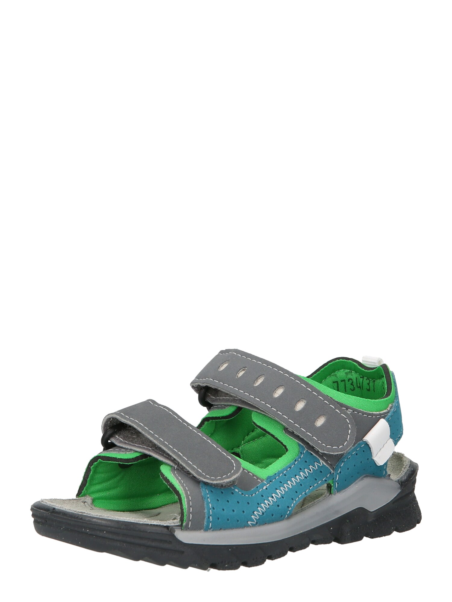 RICOSTA Pantofi deschiși 'Tajo'  gri grafit / verde / verde petrol