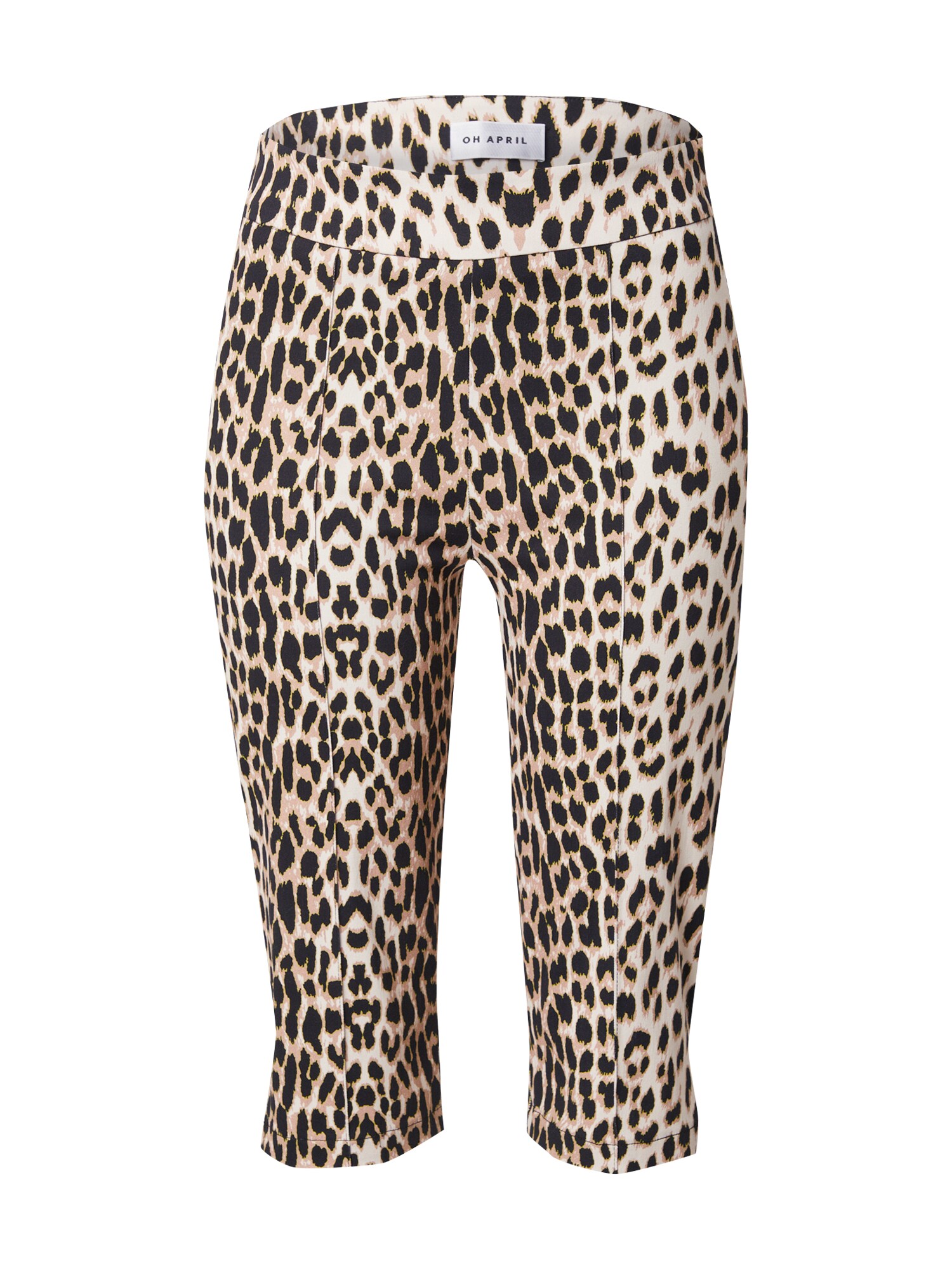 OH APRIL Pantaloni Clove  maro cappuccino / maro deschis / negru
