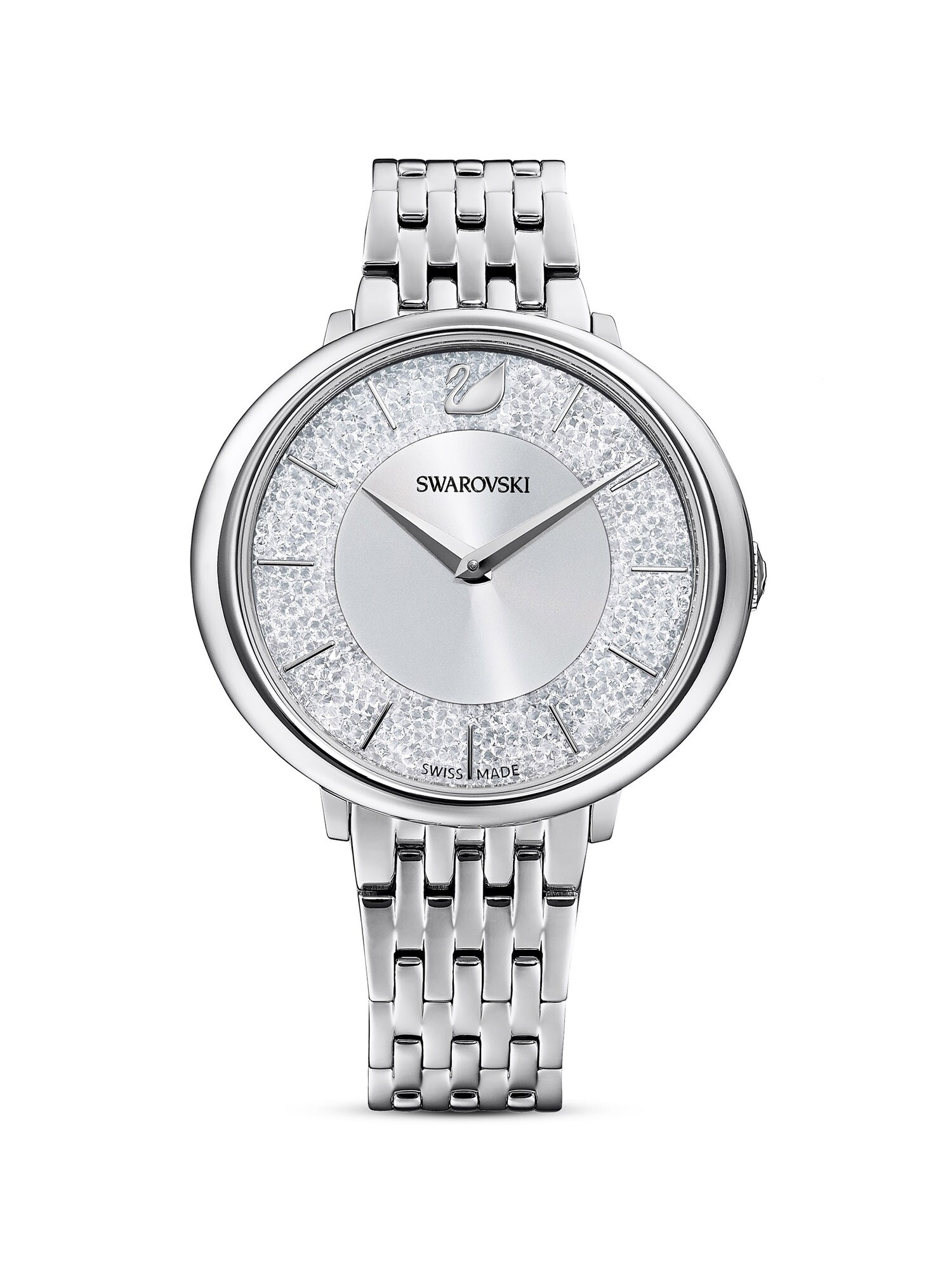 Swarovski Analoginis (įprasto dizaino) laikrodis sidabrinė
