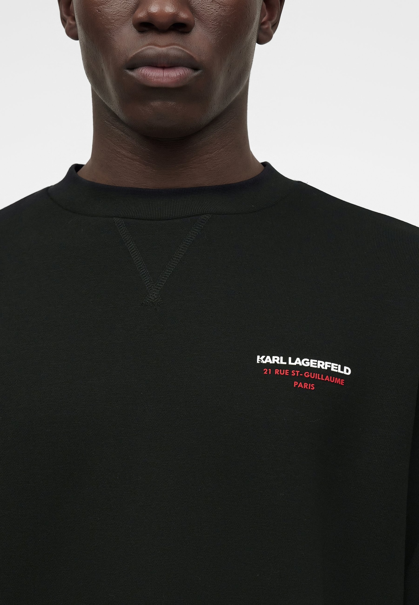 Karl Lagerfeld Sudadera rojo / negro / blanco – imagen 3