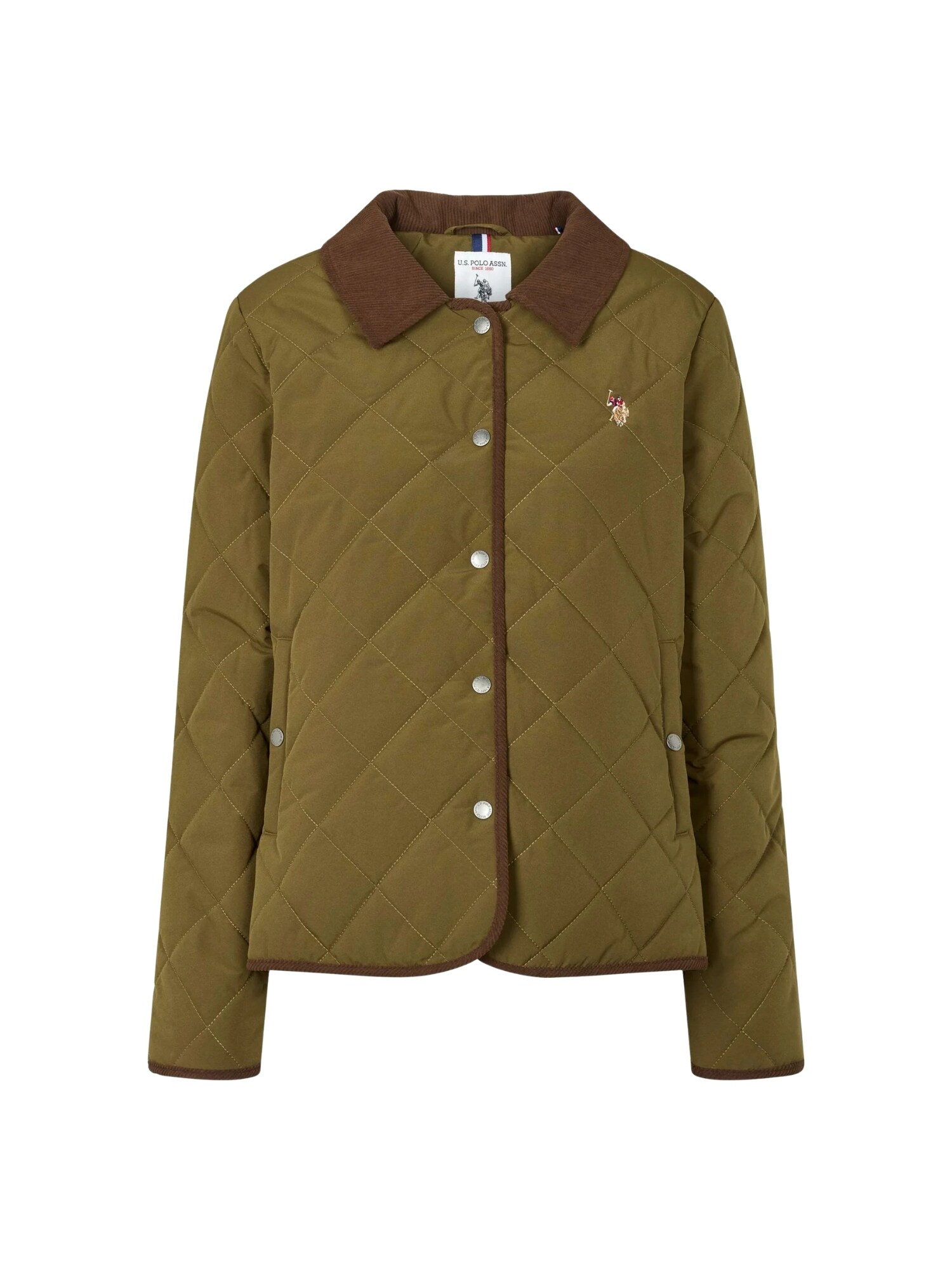 U.S. POLO ASSN. Geacă de primăvară-toamnă 'Melou'  maro / oliv