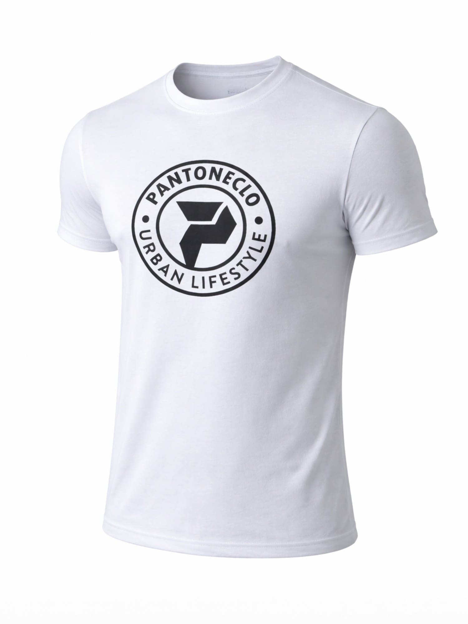 PANTONECLO Camiseta 'Pantoneclo Men’s Crew Neck Short Sleeve T-Shirt' blanco