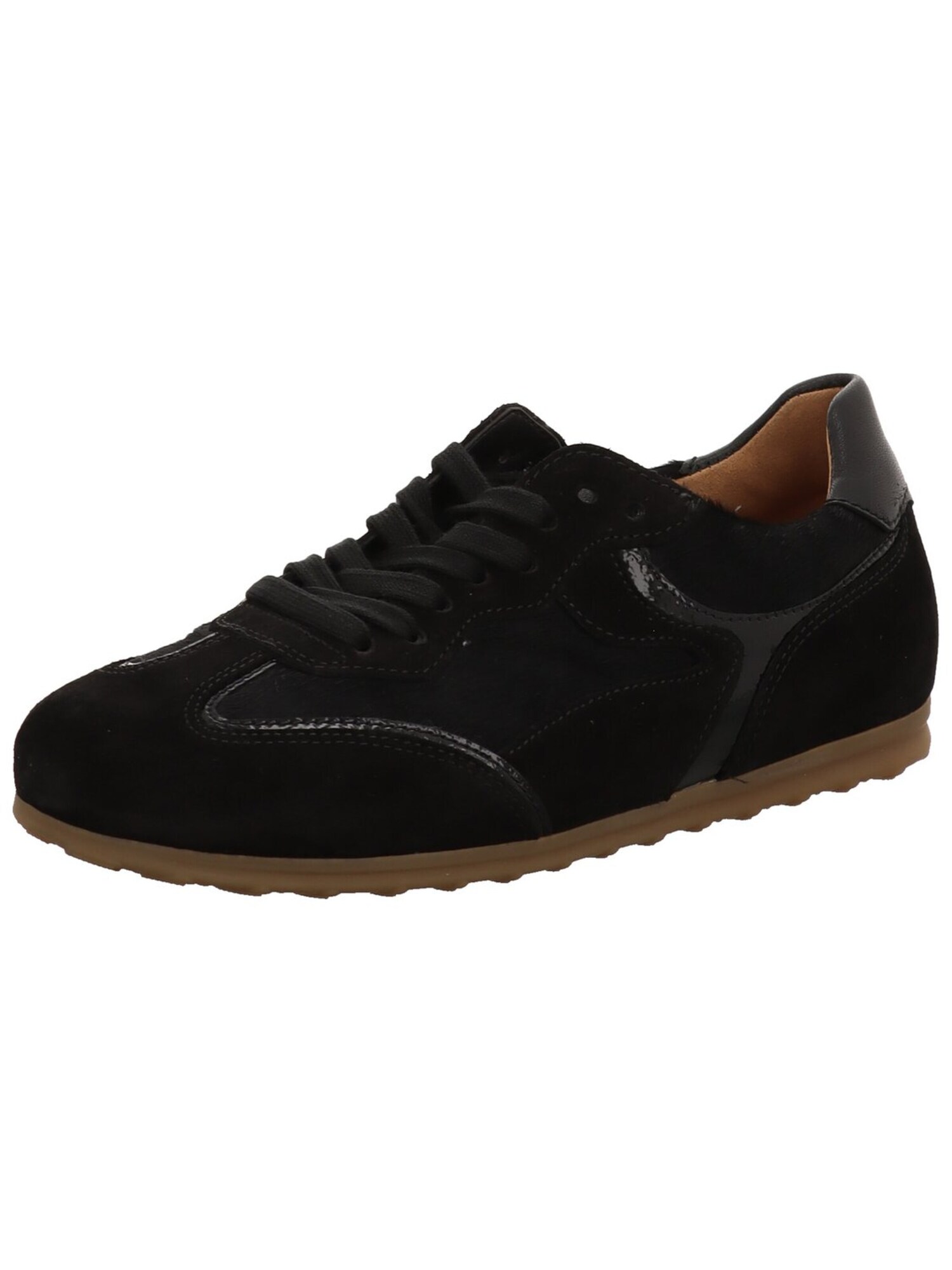 Gabor Sneaker Low Sneaker Low Damen 6033.01.001 Leder-Mix In Schwarz
