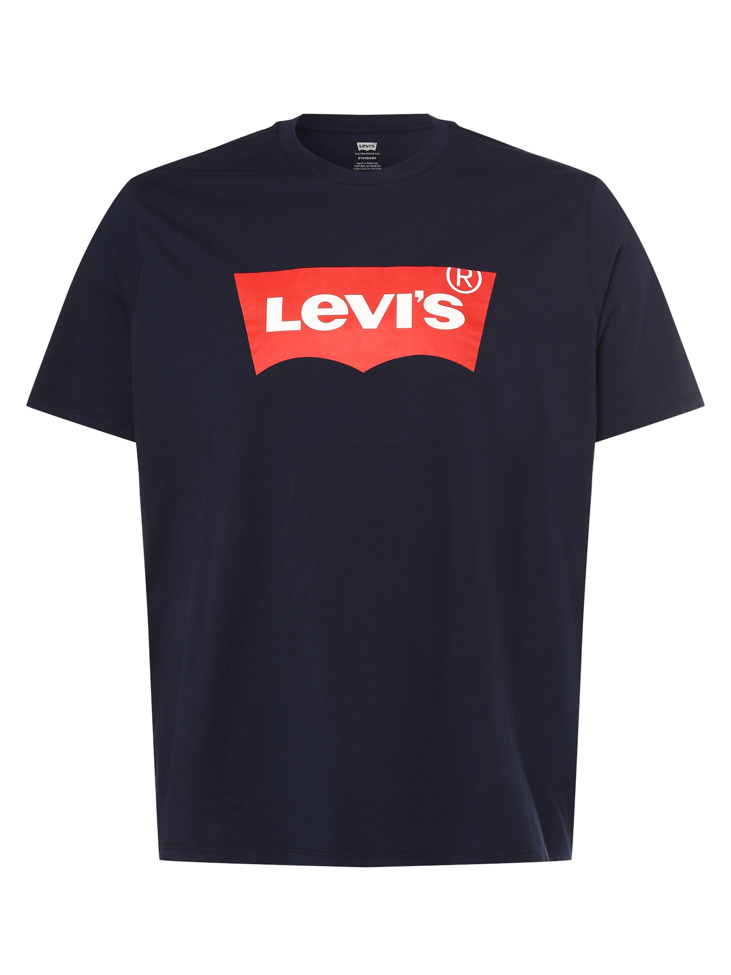 Levi's® Big & Tall Marškinėliai mėlyna / tamsiai mėlyna / raudona