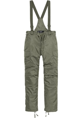 Brandit Functionele broek ‘Thermal Dungarees’ Olijfgroen