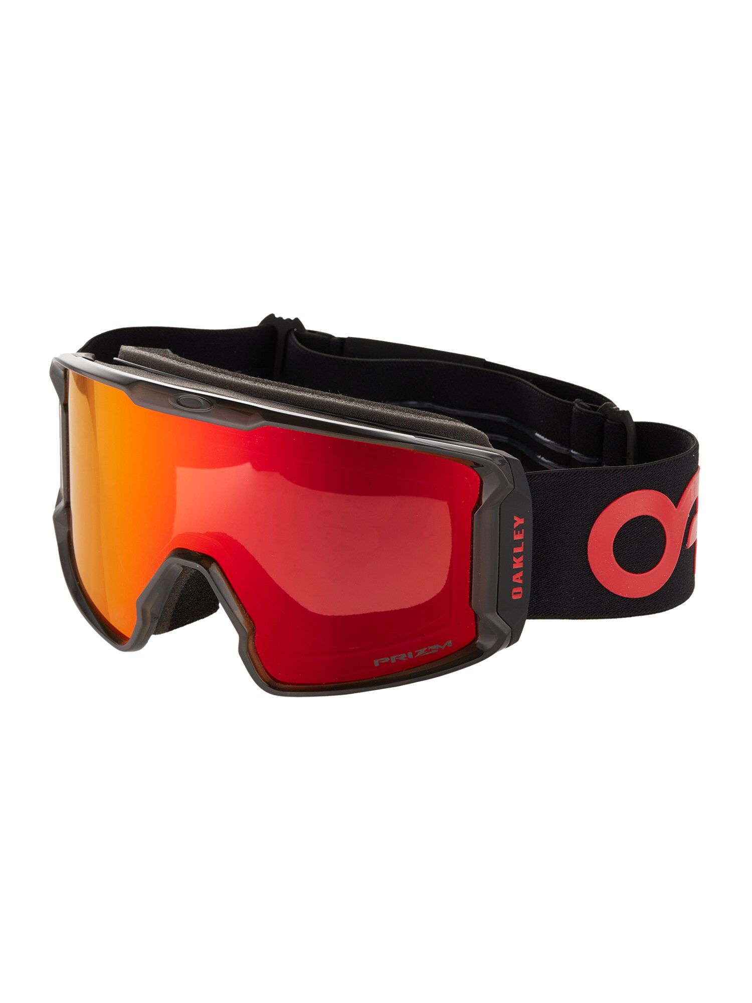 OAKLEY Sportiniai akiniai 'Line Miner'  raudona / juoda