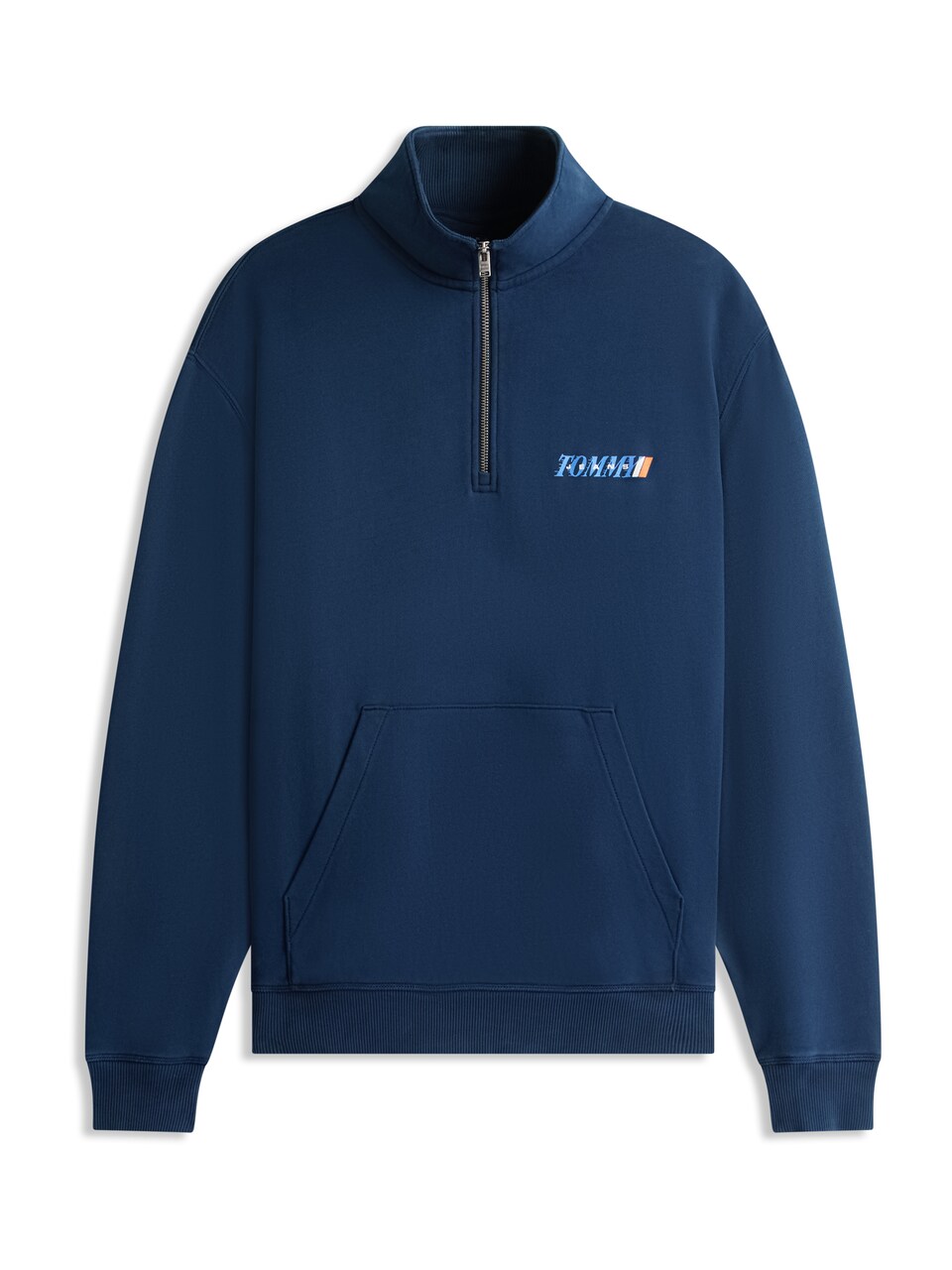 Sweatshirt marinblå / azur / ljusorange