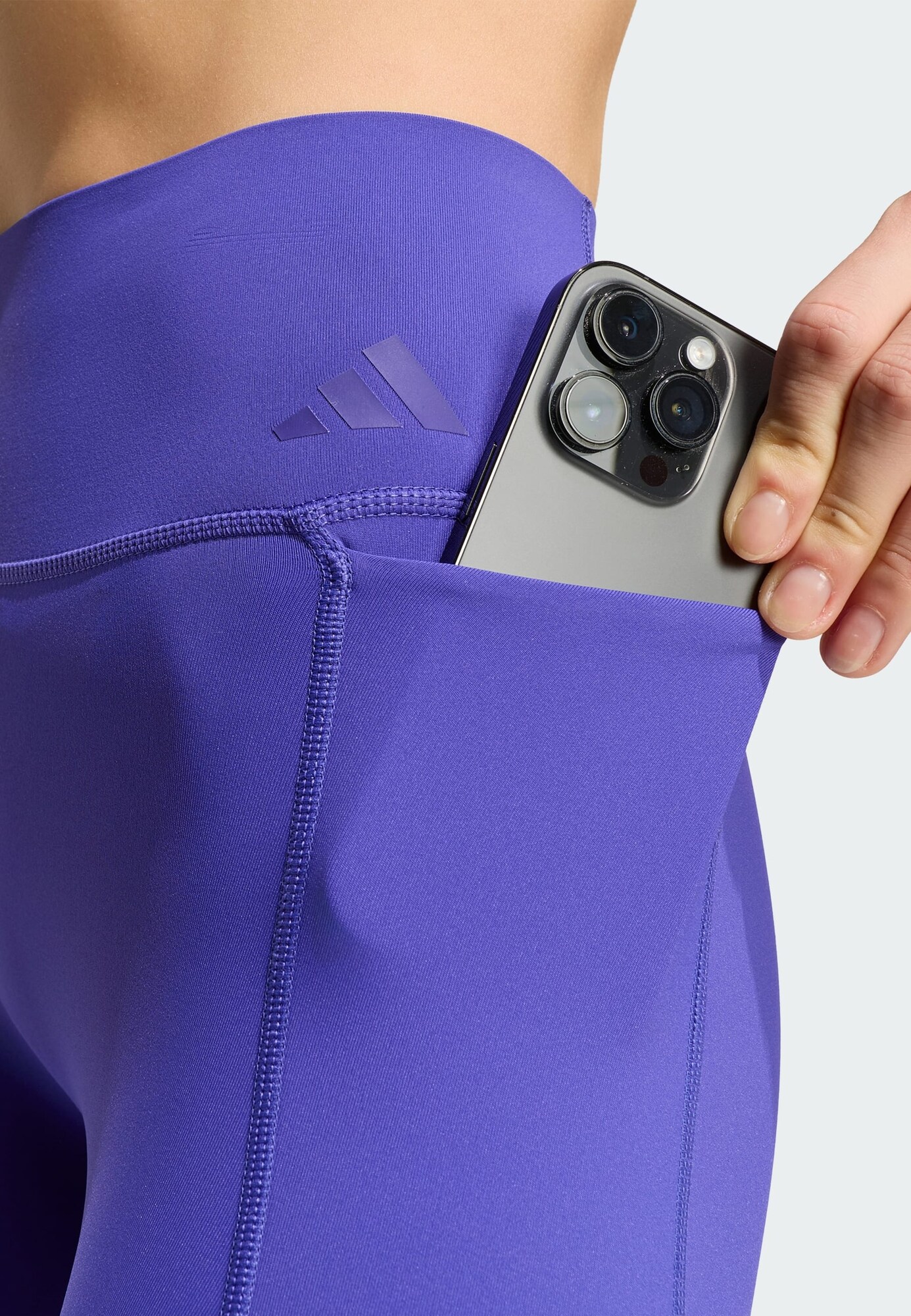ADIDAS PERFORMANCE Pantalón deportivo 'Optime'  azul violaceo – imagen 4