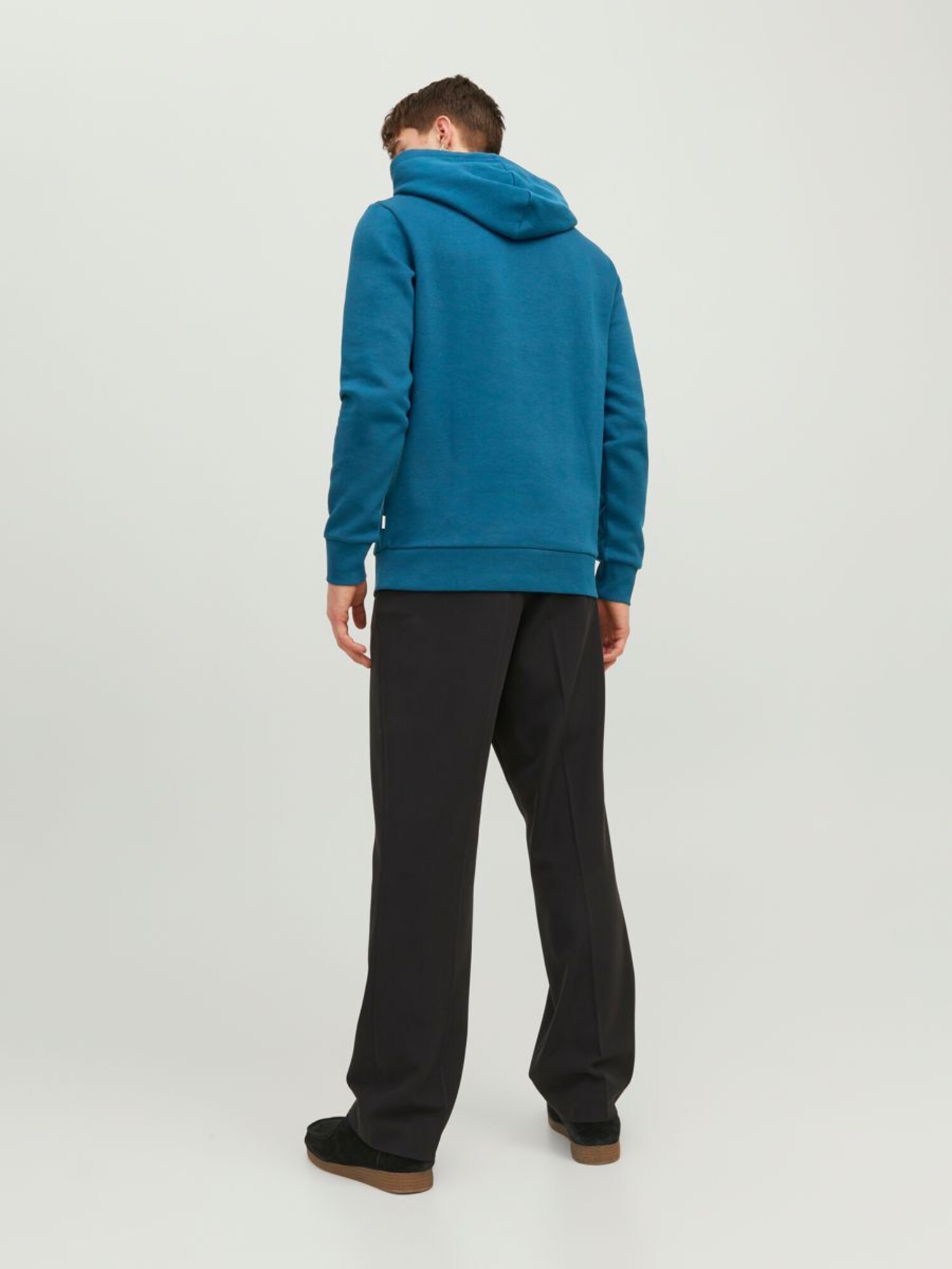 JACK & JONES Mikina 'JJECorp' modrozelená / sivá / biela (obrázok 3)