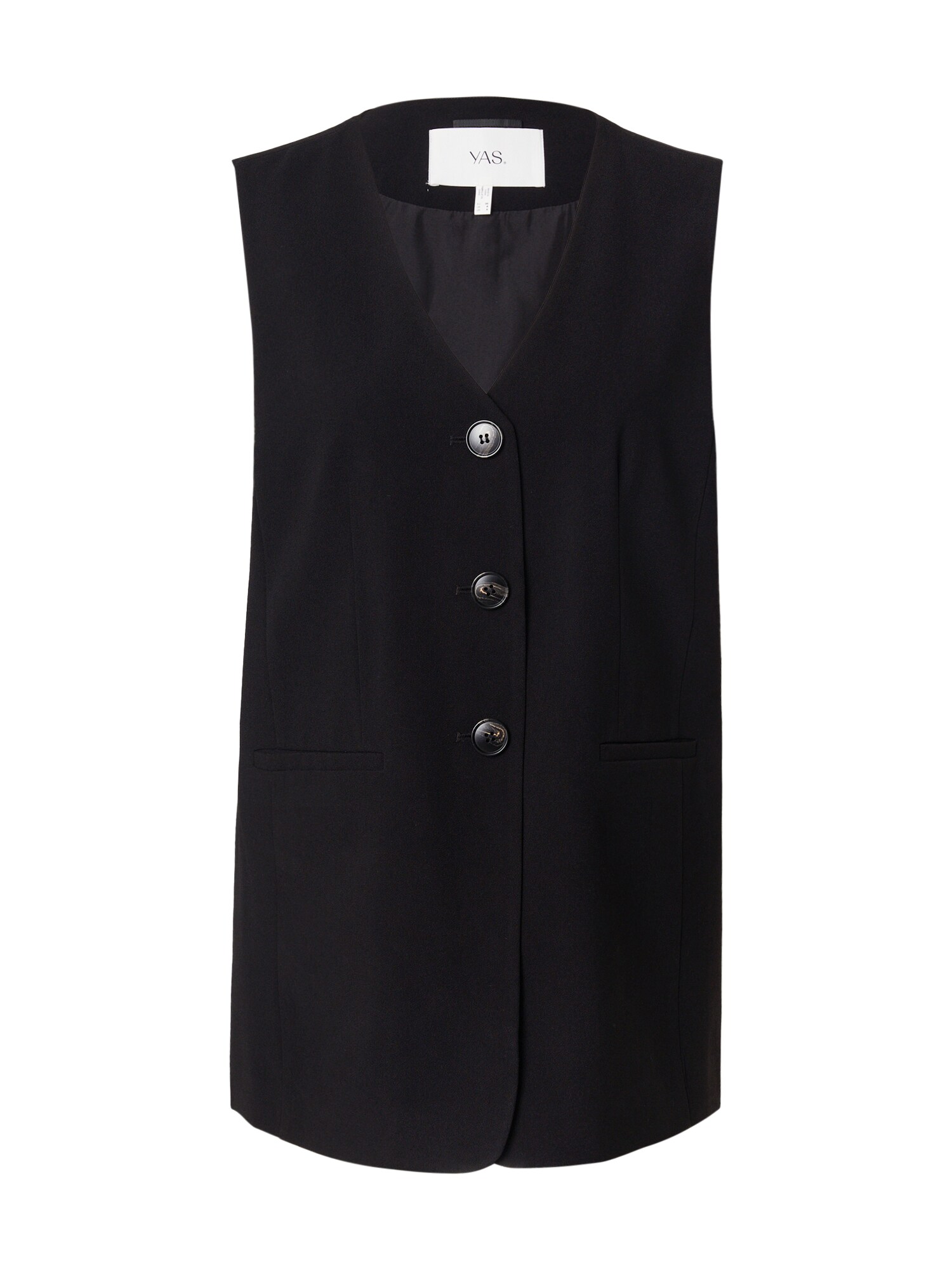 YAS Vestă de costum YASMALI  negru