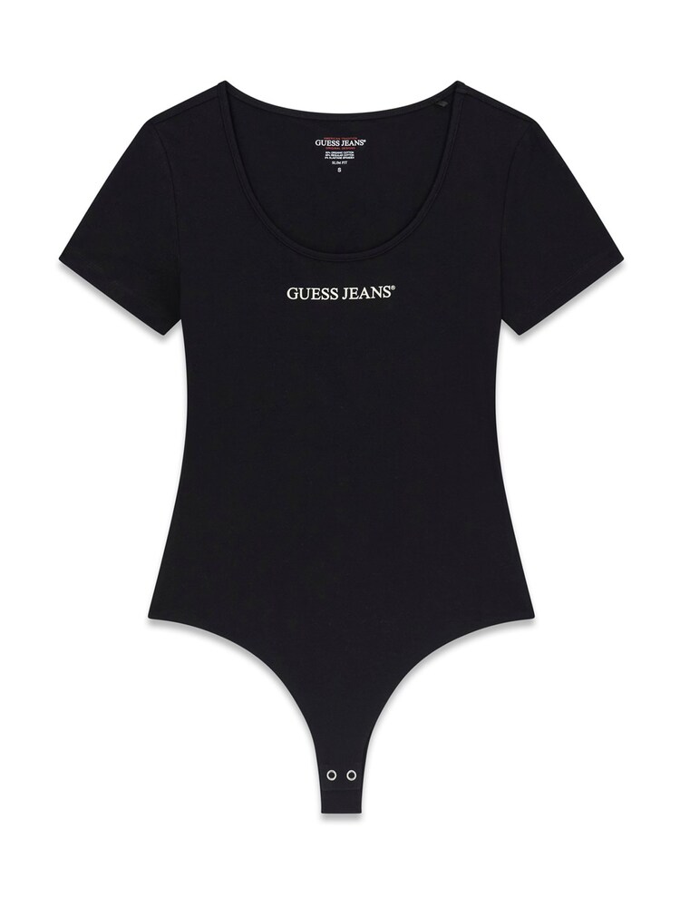 GUESS JEANS Rövid body Női fekete , Méret L