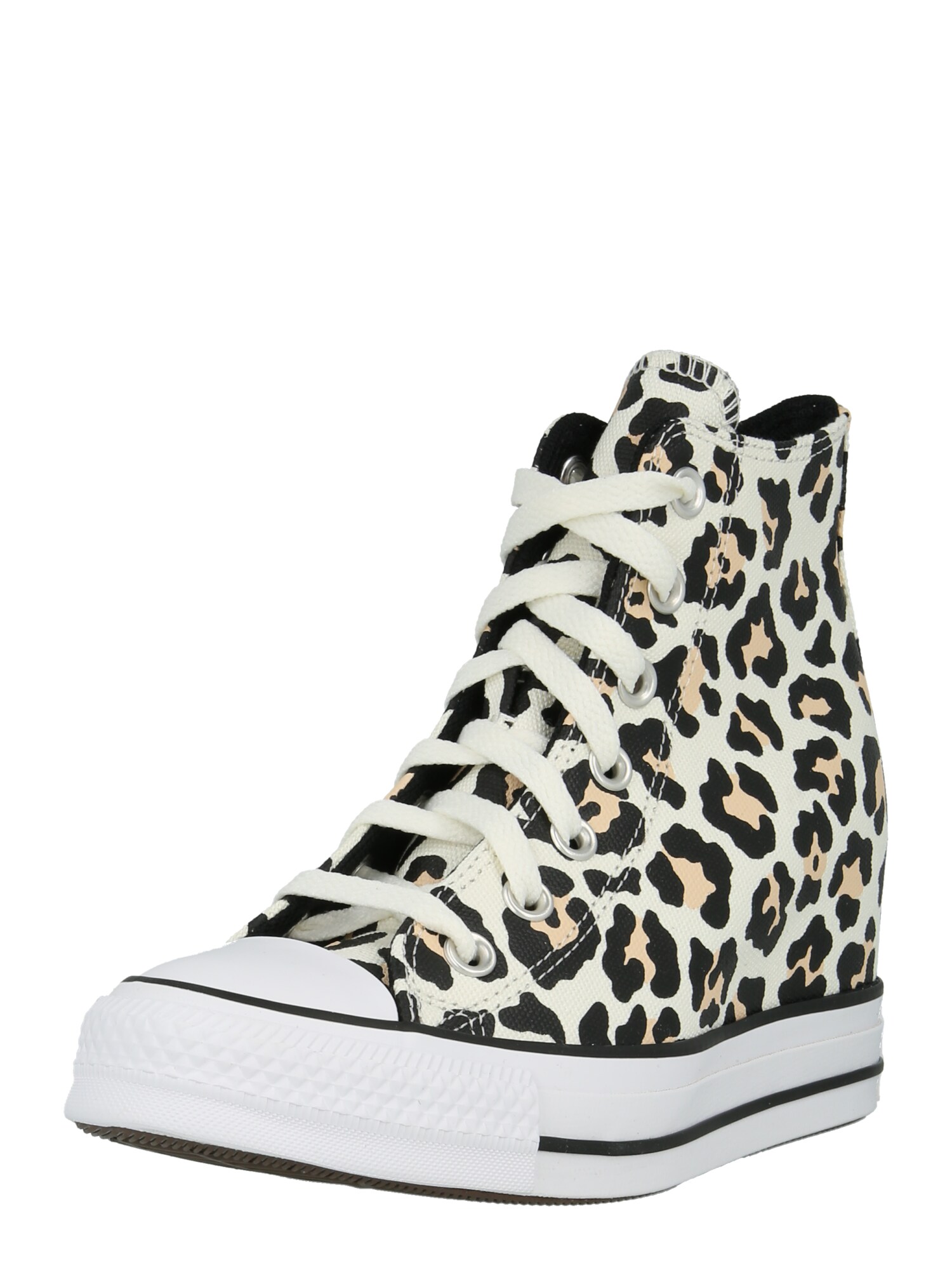 CONVERSE Magas szárú sportcipők  khaki / fekete / fehér akciós termékkép 1