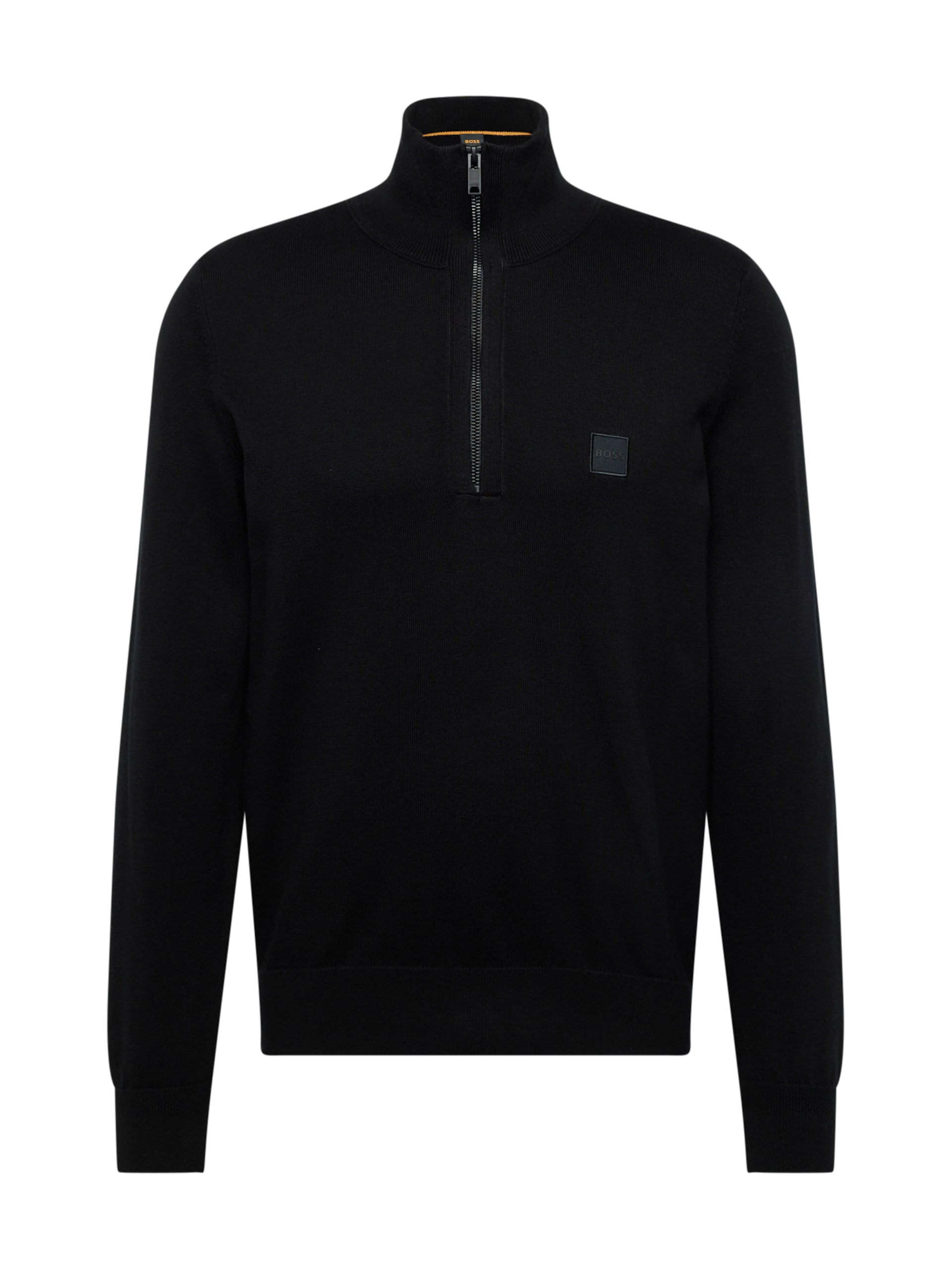 Boss Kanobix Half Zip Tröja Svart Storlek herr – bild 6