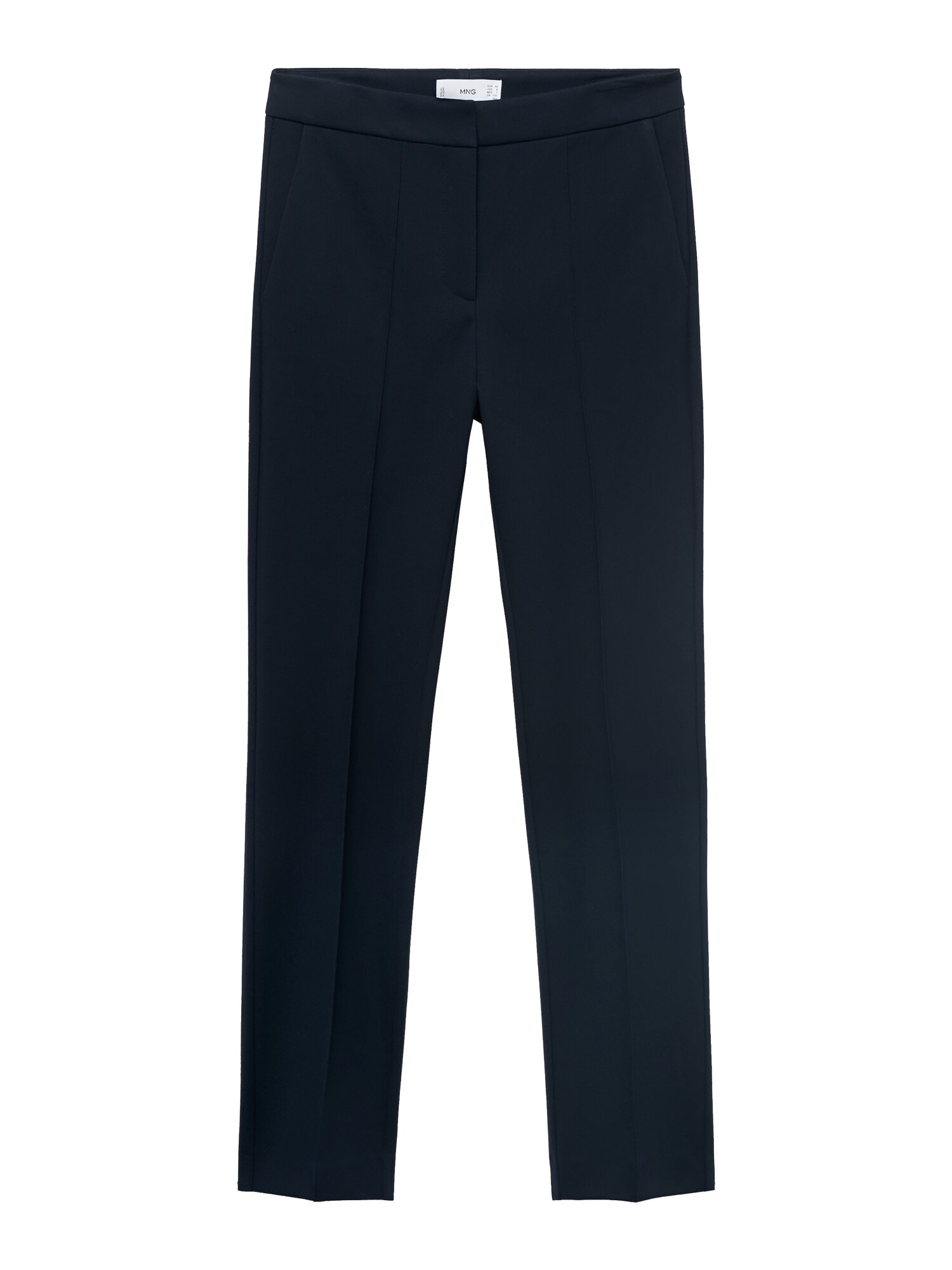 MANGO Pantaloni cu dungă PALOMA  bleumarin