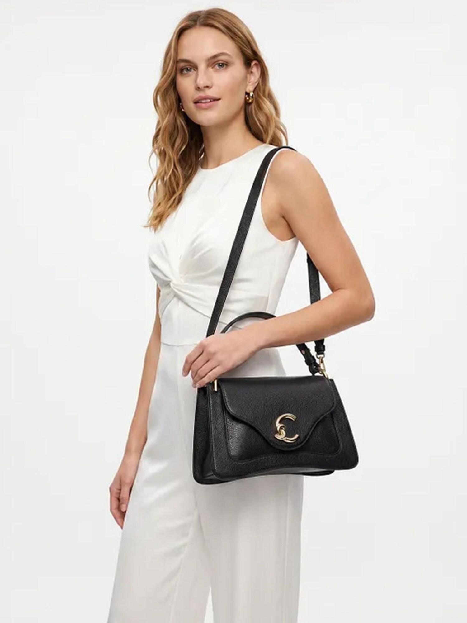Coccinelle Bolso de mano negro – imagen 9