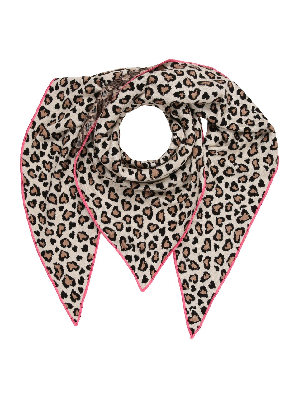 Scarf kräm / sand / ljusrosa