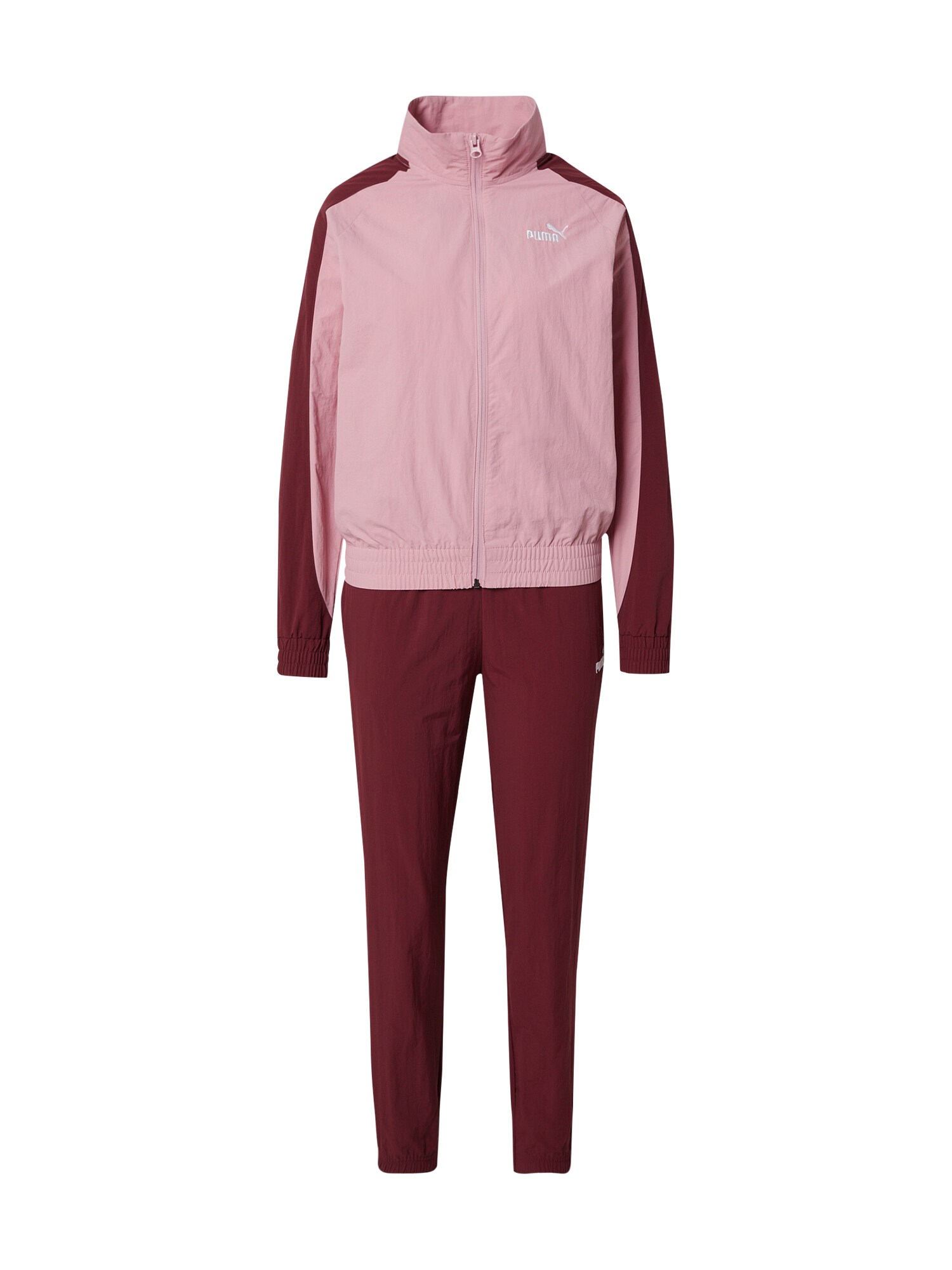 PUMA Costum de trening  roz / roșu / alb