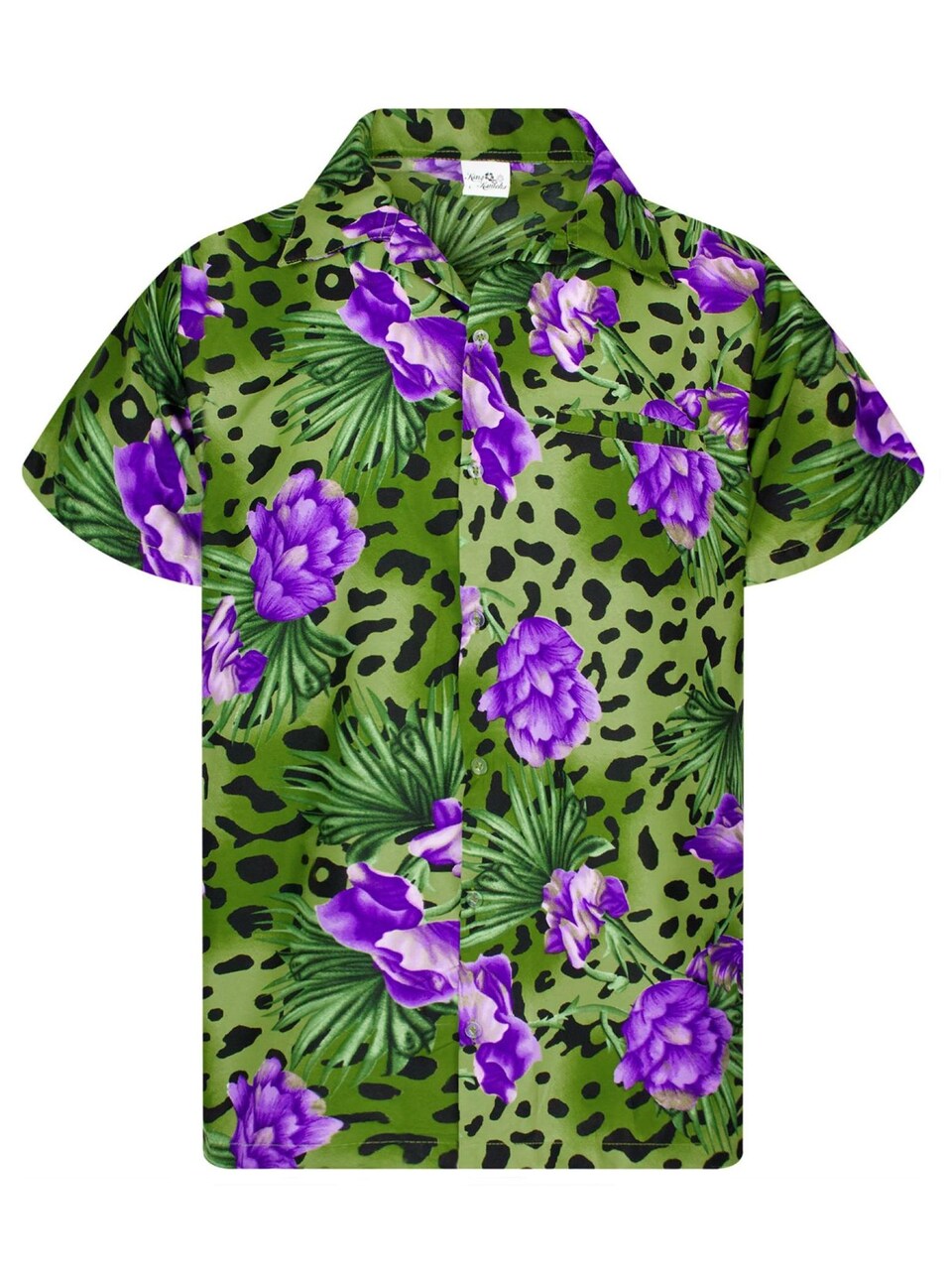T-shirt 'Leopard Flowers'