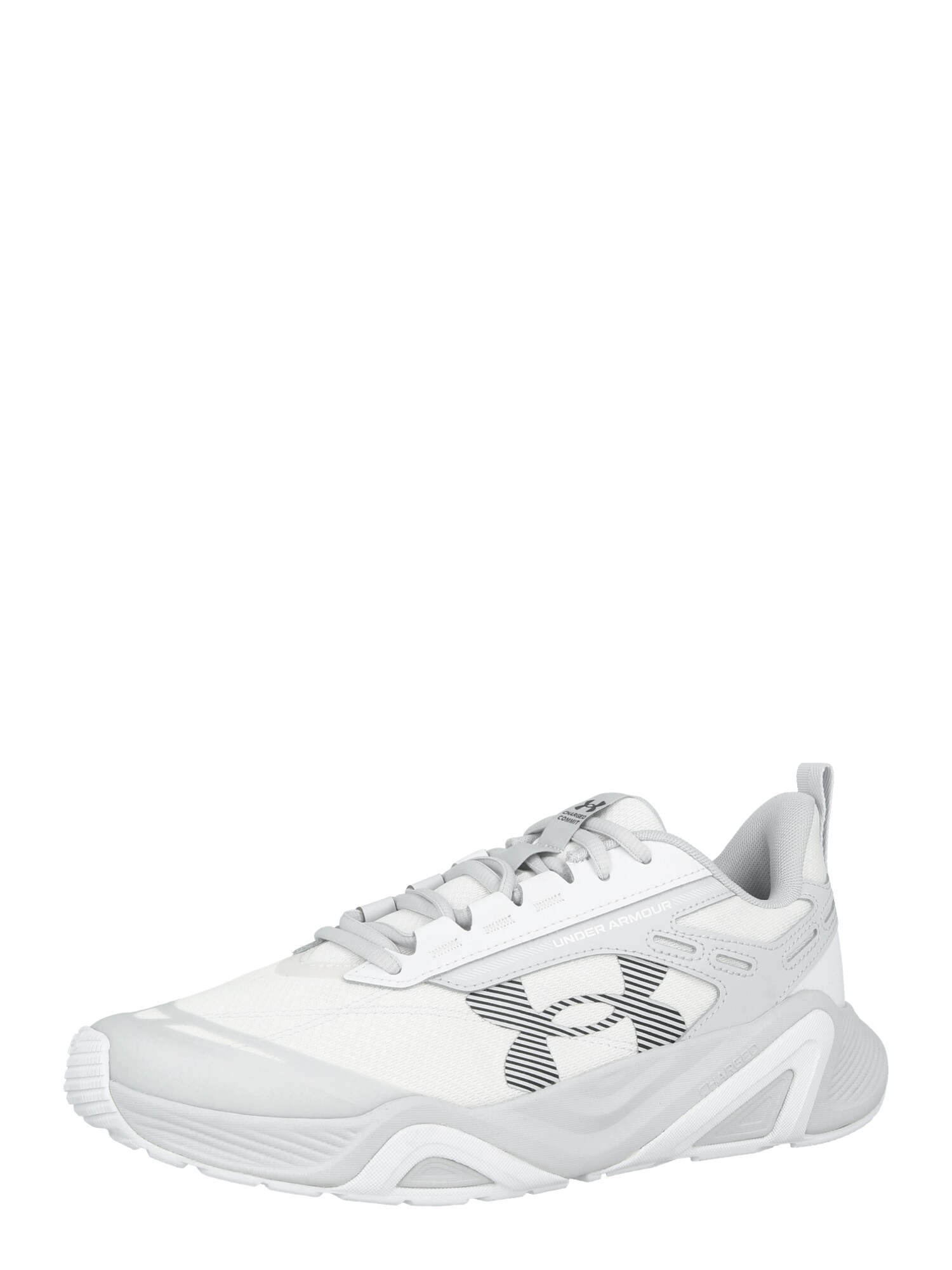 UNDER ARMOUR Pantofi sport Charged Commit TR 5  gri deschis / negru / alb