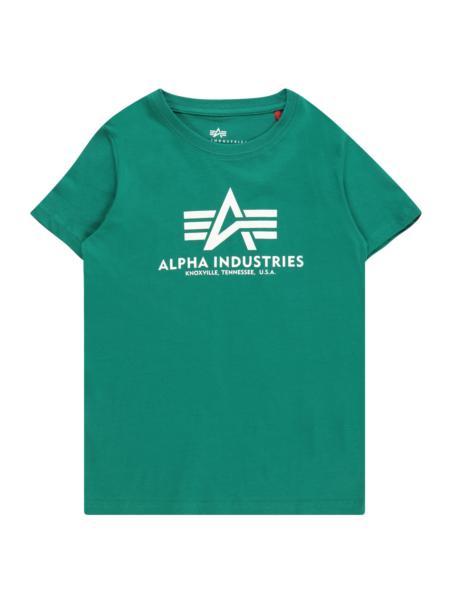 ALPHA INDUSTRIES Póló  jáde / fehér akciós termékkép 1