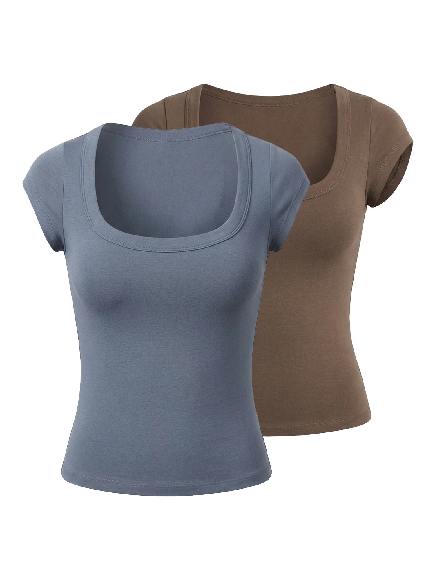 studioselect Tricou Ines  maro / gri