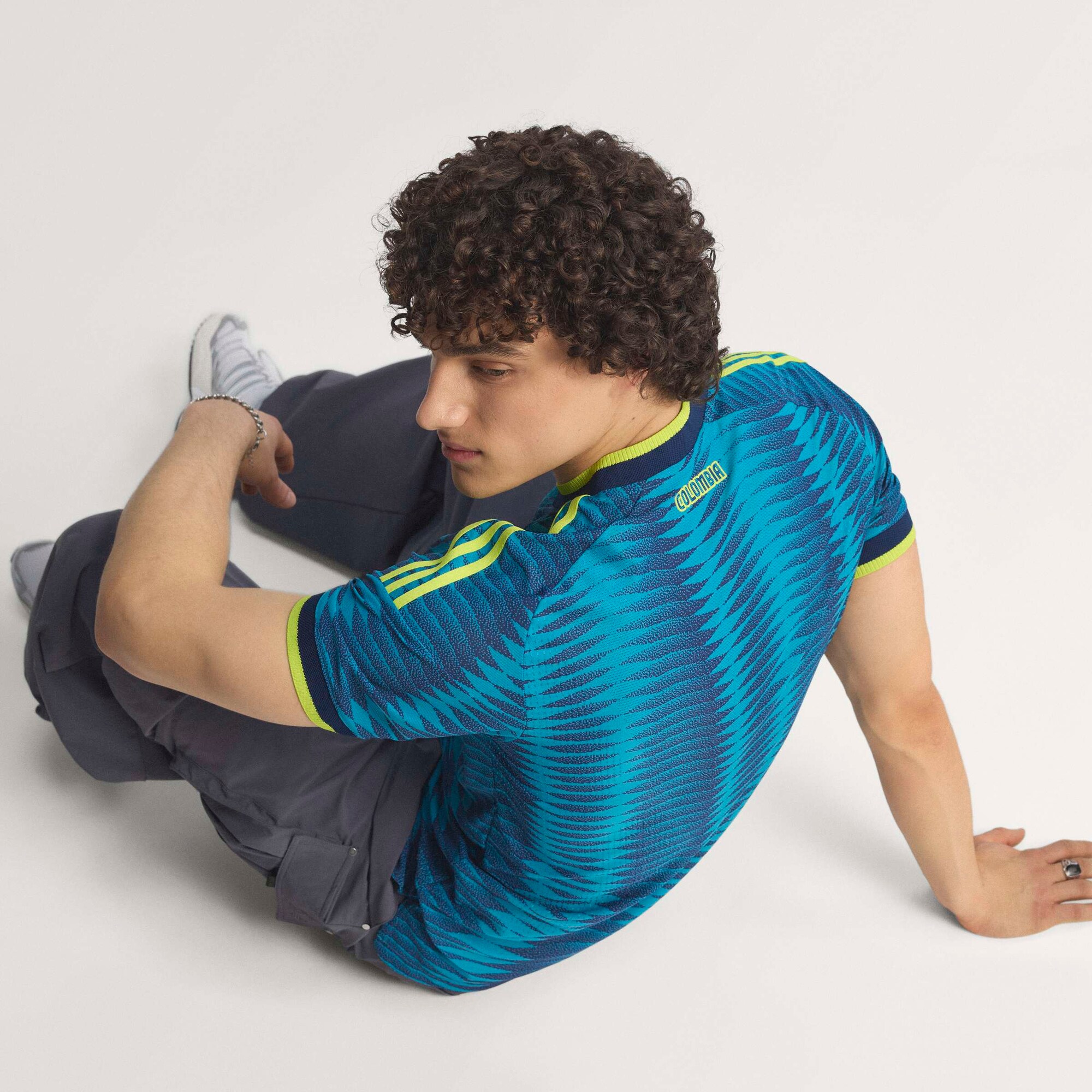 ADIDAS PERFORMANCE Camiseta de fútbol 'Kolumbien 26 Authentic'  azul / azul claro – imagen 4