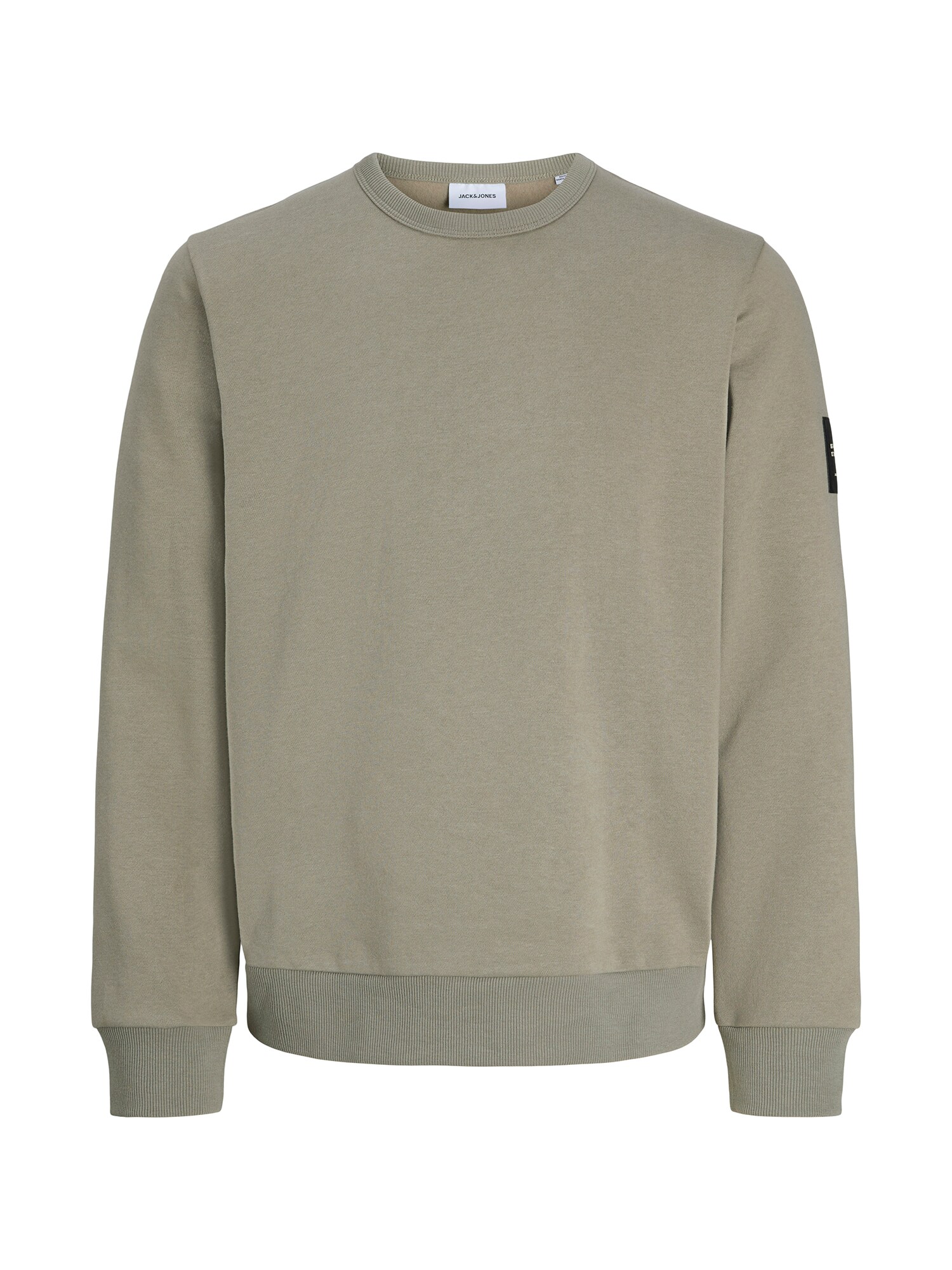 JACK & JONES Bluză de molton JJCLEVELAND verde stuf
