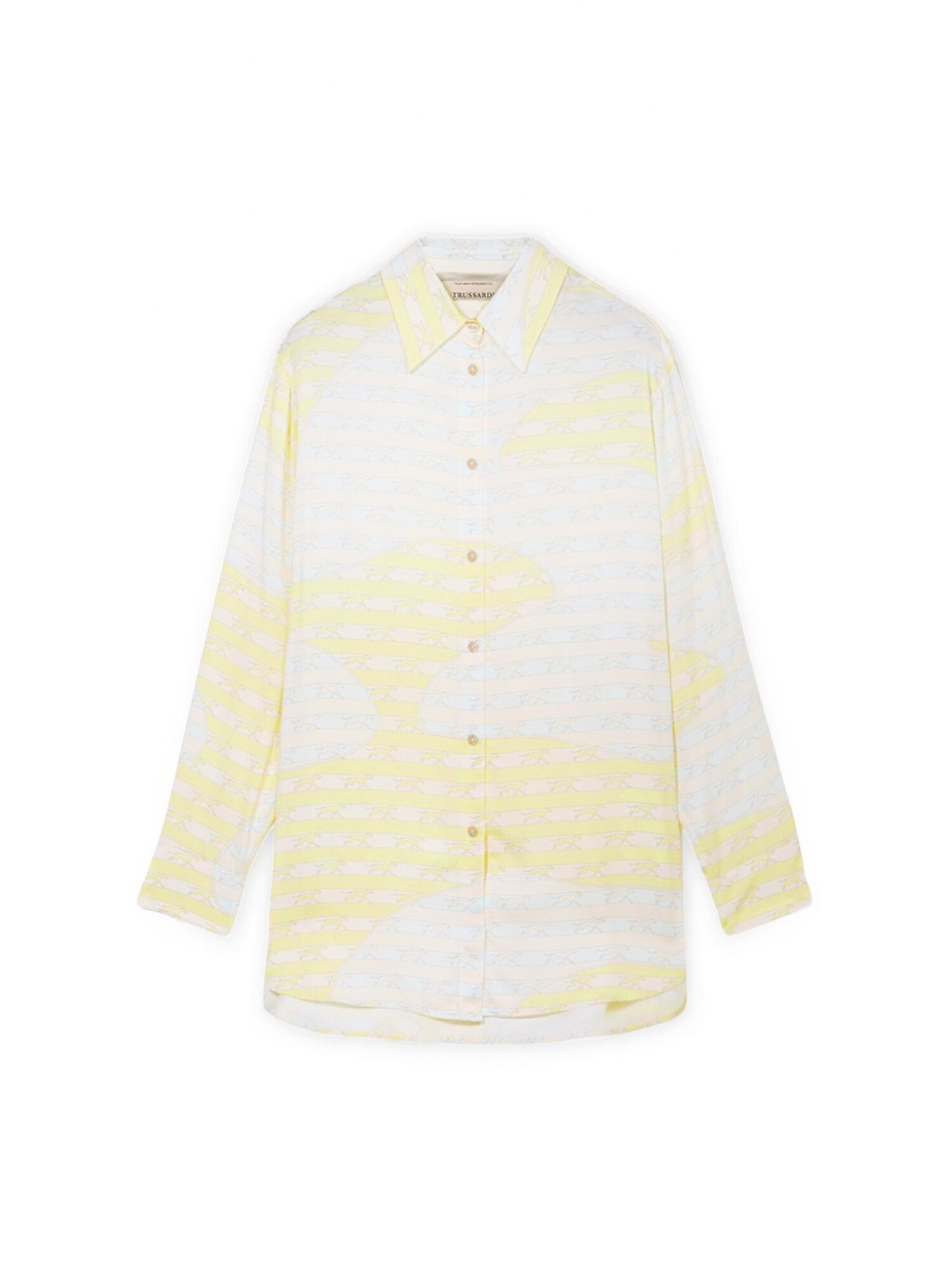 Trussardi Blusa  amarillo / blanco
