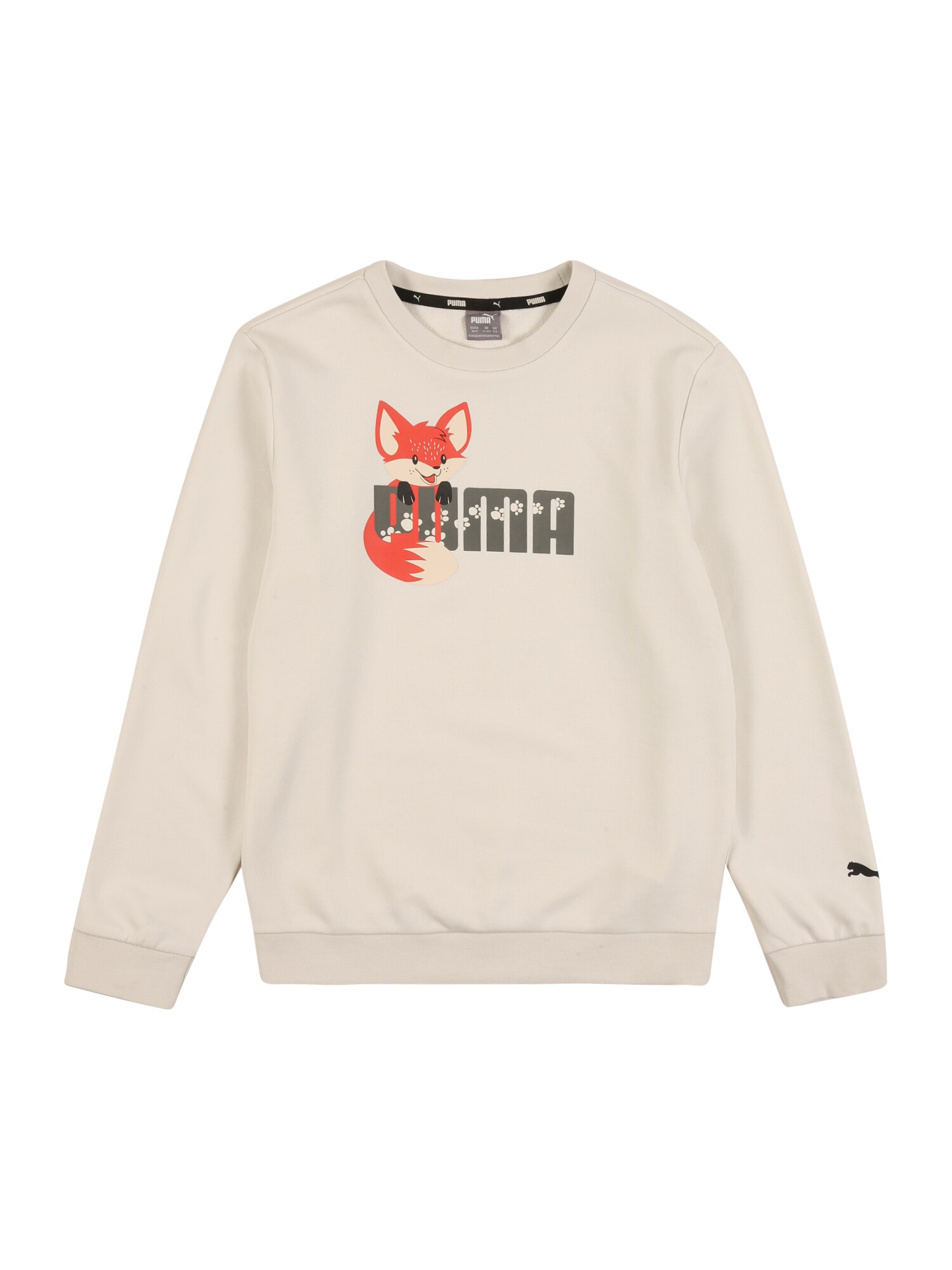 PUMA Sportinio tipo megztinis  tamsiai oranžinė / juoda / kremo