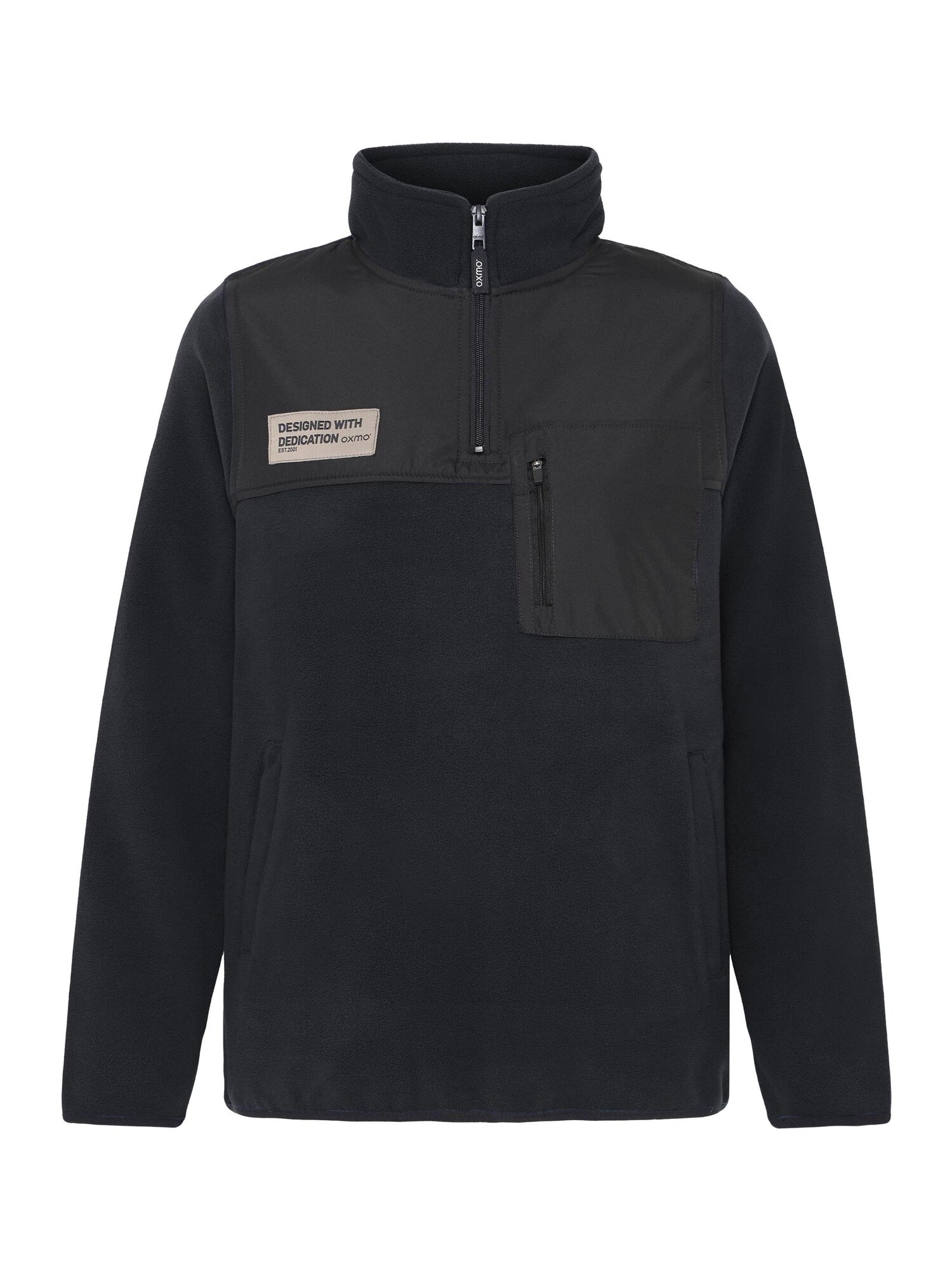 Oxmo Jersey ' OXNETE HALFZIP '  negro